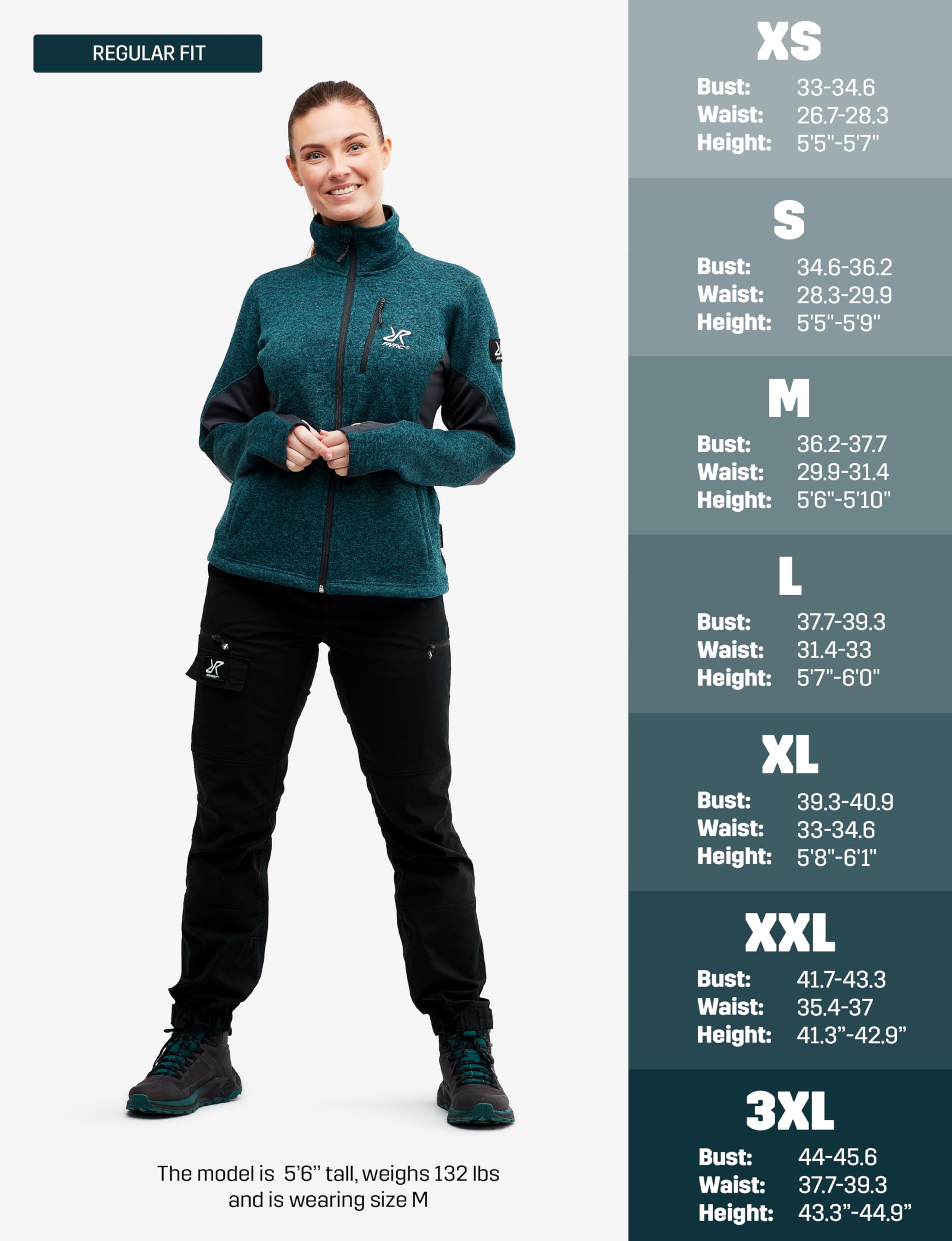 RevolutionRace Women's Fusion Fleece Jacket - Lightweight Warm Winter Coat for Hiking, Camping & Outdoor Adventures | Water-Resistant Softshell Fleece with Pockets | Perfect for Trail Running, Travel & Casual Wear