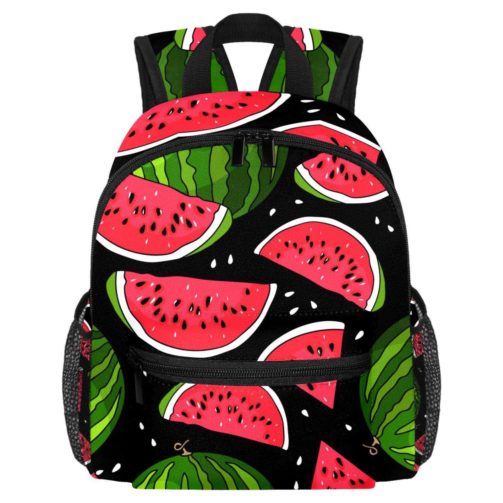 Small Backpack for Girls & Boys - Lightweight Mini Bookbag with Watermelon Print | Perfect for School, Travel & Daily Use