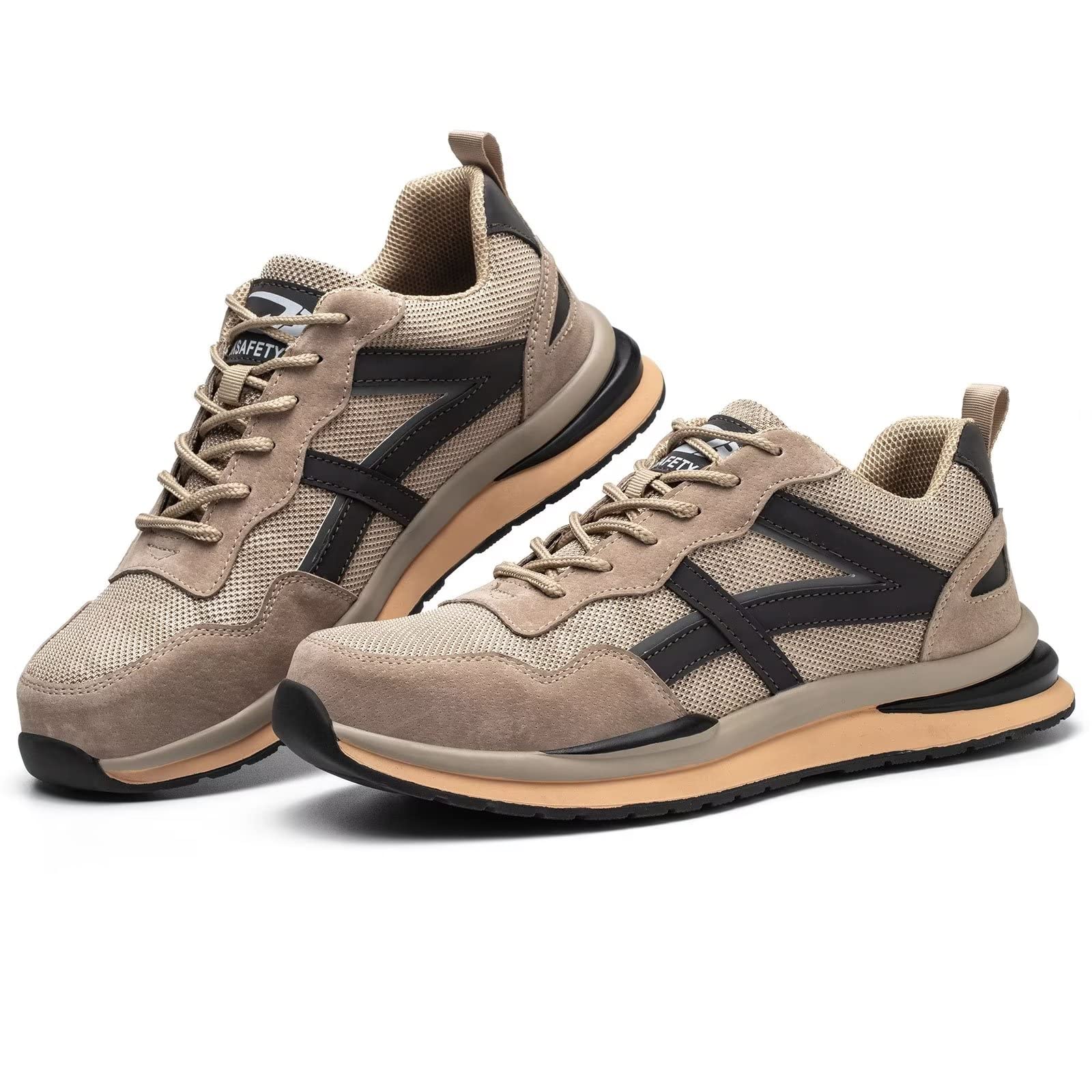 Steel Toe Work Shoes for Men & Women - Lightweight & Breathable for Construction & Industrial Use