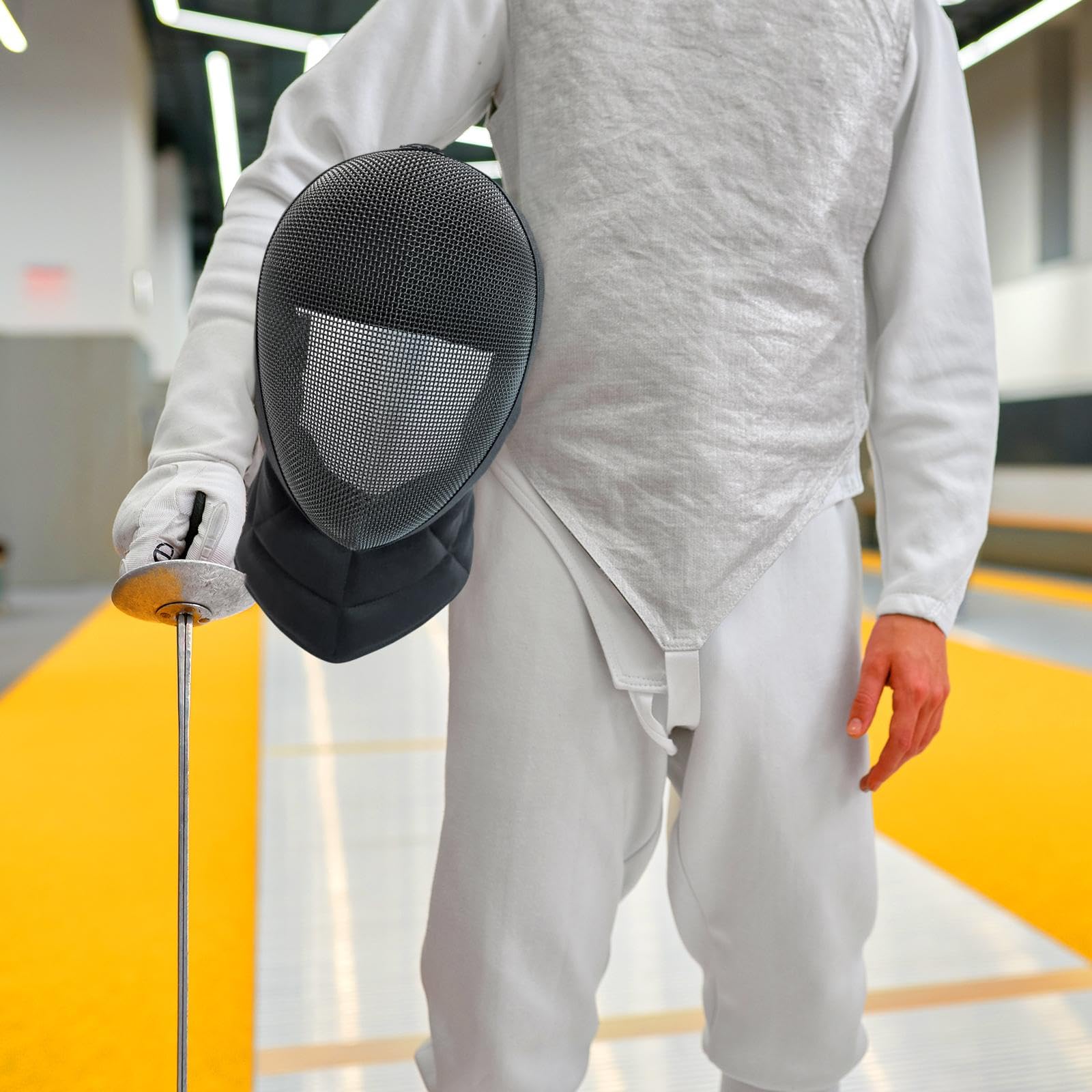 Breathable Fencing Mask - Lightweight Face Protection for Kendo, Sports & Training | Durable Fencing Helmet for Coaches & Athletes | Perfect for Sparring, Practice & Competition