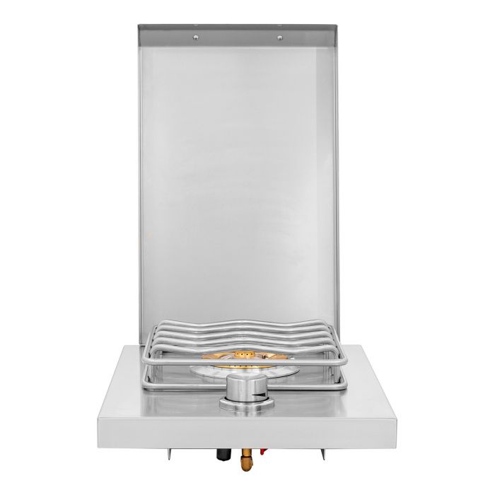 SummersetGas Built-In Side Burner SSSB1 NG/LP - Outdoor BBQ Grill Accessory for Patio, Deck & Backyard Cooking