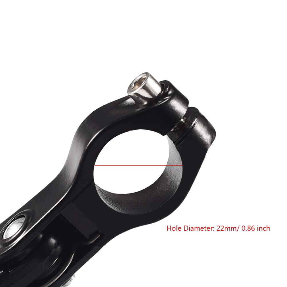 Universal Aluminum Bike Brake Levers - 1 Pair Replacement Brake Handles for Mountain, Road & Folding Bikes (2.2cm Diameter) | Durable MTB Cycling Parts & Accessories | Perfect for Commuting, Trail Riding & Urban Cycling