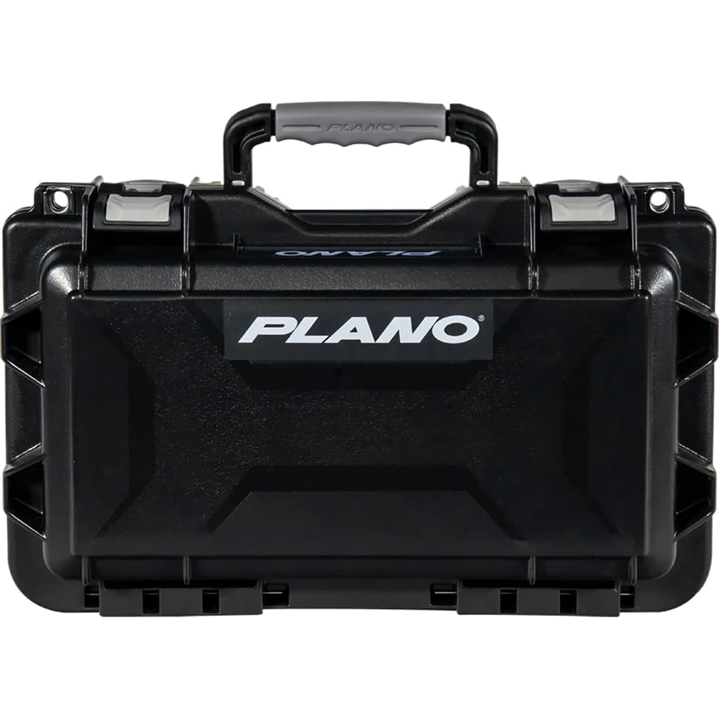 Plano Field Locker Element Pistol Gun Case - Black & Gray Tactical Storage for Handguns, Rifles & Firearms | Perfect for Range, Travel & Secure Home Storage