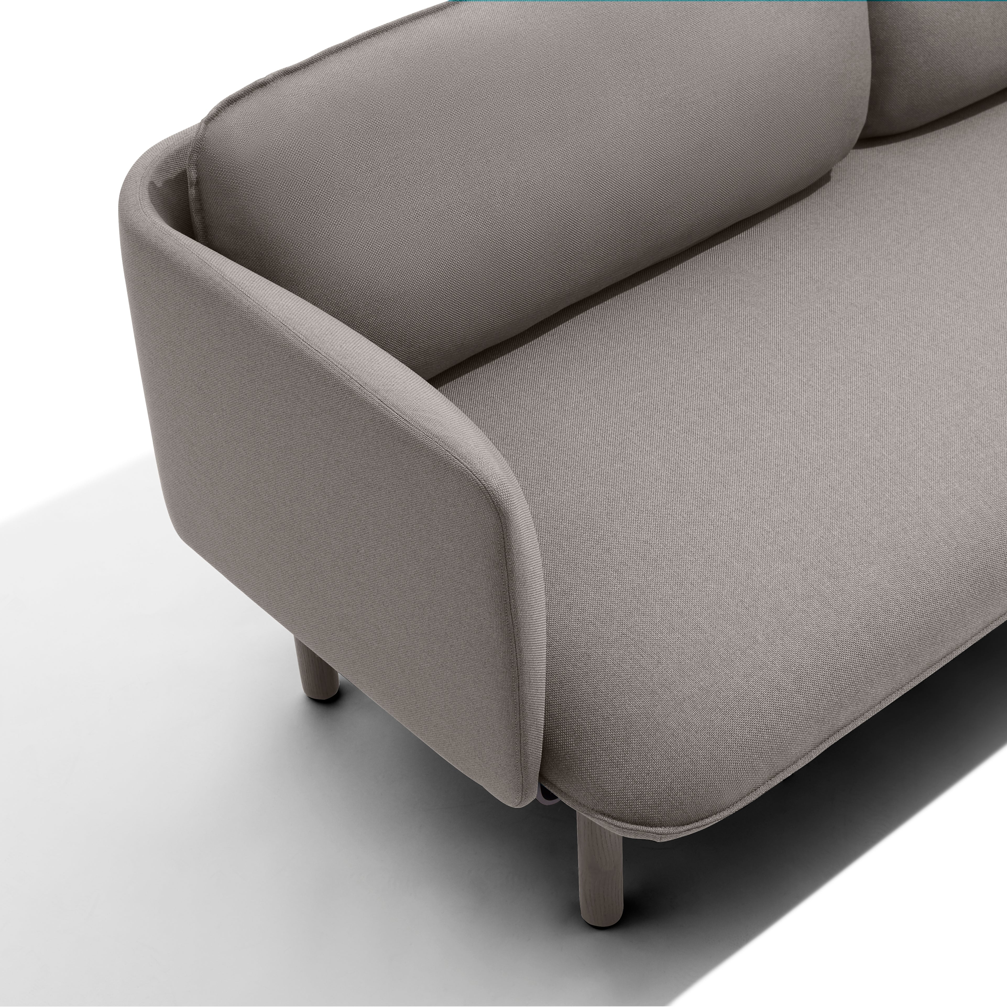 QT Low Lounge Sofa - Modern Minimalist Sectional Couch for Small Spaces - Perfect for Apartments, Living Rooms, and Cozy Home Decor