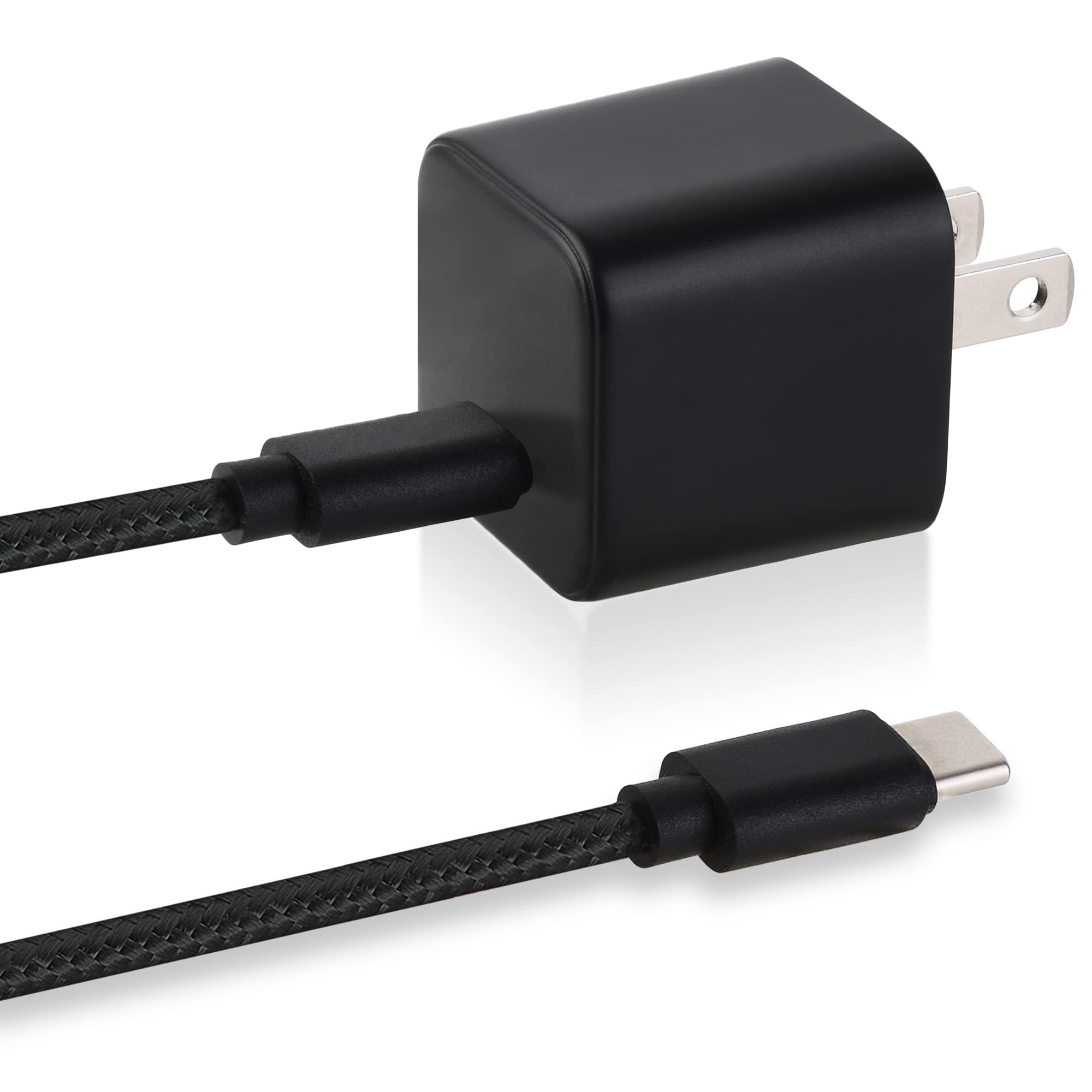 15W USB-C Fast Charger with 6.6Ft Type-C Cable - Compatible with Fire HD 8/10 (9th-12th Gen, Plus/Kids/Kids Pro), All-New Kindle, Kindle Kids, Paperwhite, Oasis E-Readers (11th Gen) - Perfect for Home, Office & Travel Charging