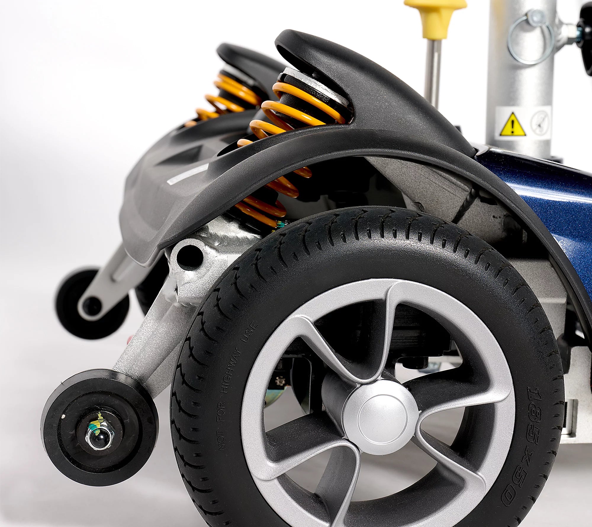 EV Rider Nomad 4-Wheel Mobility Scooter - 260 lbs Weight Capacity, 24V 10.3Ah Li-Ion Battery, 4 MPH Speed, 10 Miles Range - Ideal for Indoor/Outdoor Use, Shopping, Travel & Senior Mobility (Model T4SU BK)