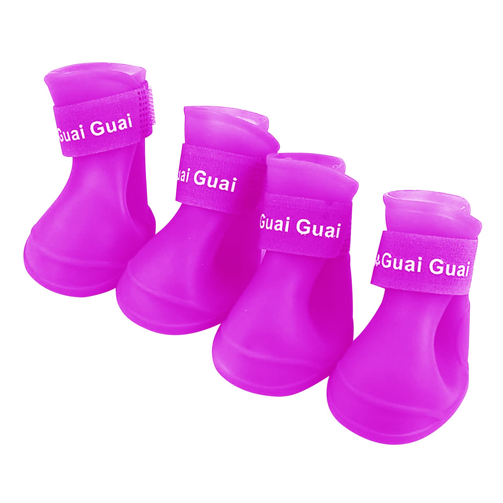 **Waterproof Snowproof Winter Dog Boots - Sporty Puppy Shoes for Rain & Snow Protection - Non-Slip Pet Supplies for Small Dogs (Purple, Size S) - Ideal for Hiking, Walking & Outdoor Adventures**