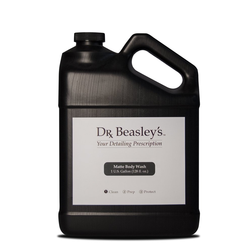 Dr. Beasley's MP10D128 Matte Body Wash - 1 Gallon pH Balanced Matte Car Wash Soap | Premium Biodegradable Auto Detergent for Matte Paint & Wraps | Perfect for Cars, Trucks & Motorcycles