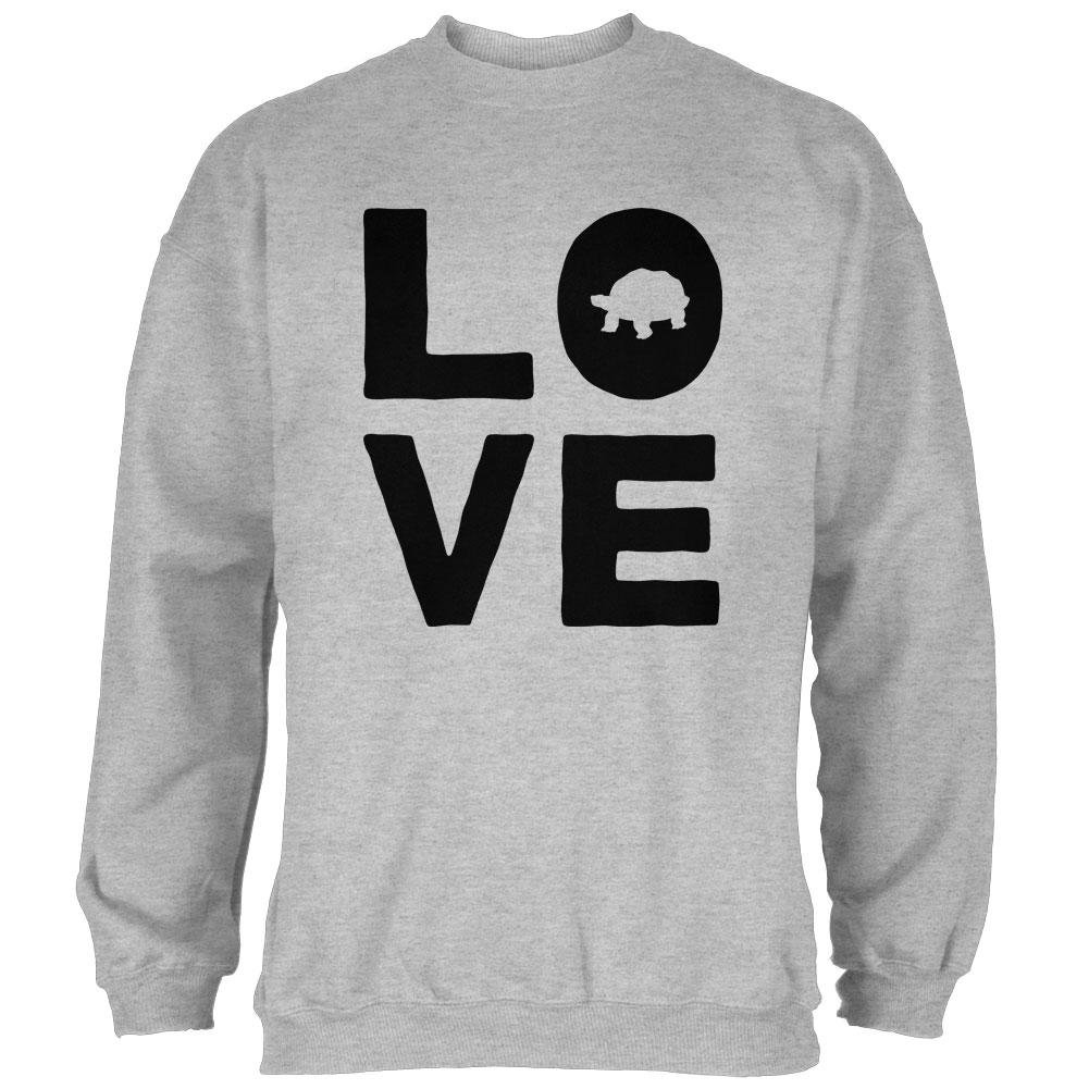 Turtle Love Men's Sweatshirt - Soft Cotton Pullover Hoodie for Casual Wear, Outdoor Activities & Cozy Nights