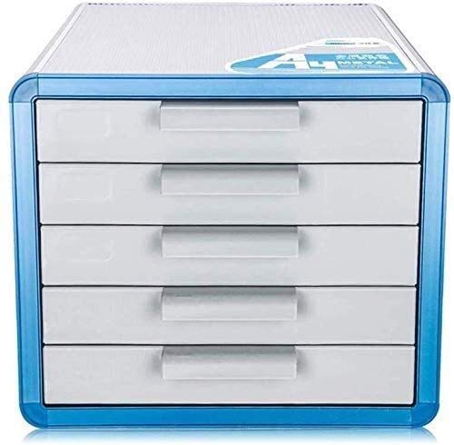 Lockable Aluminum Alloy Desk Organizer - Secure File Storage for Home Office