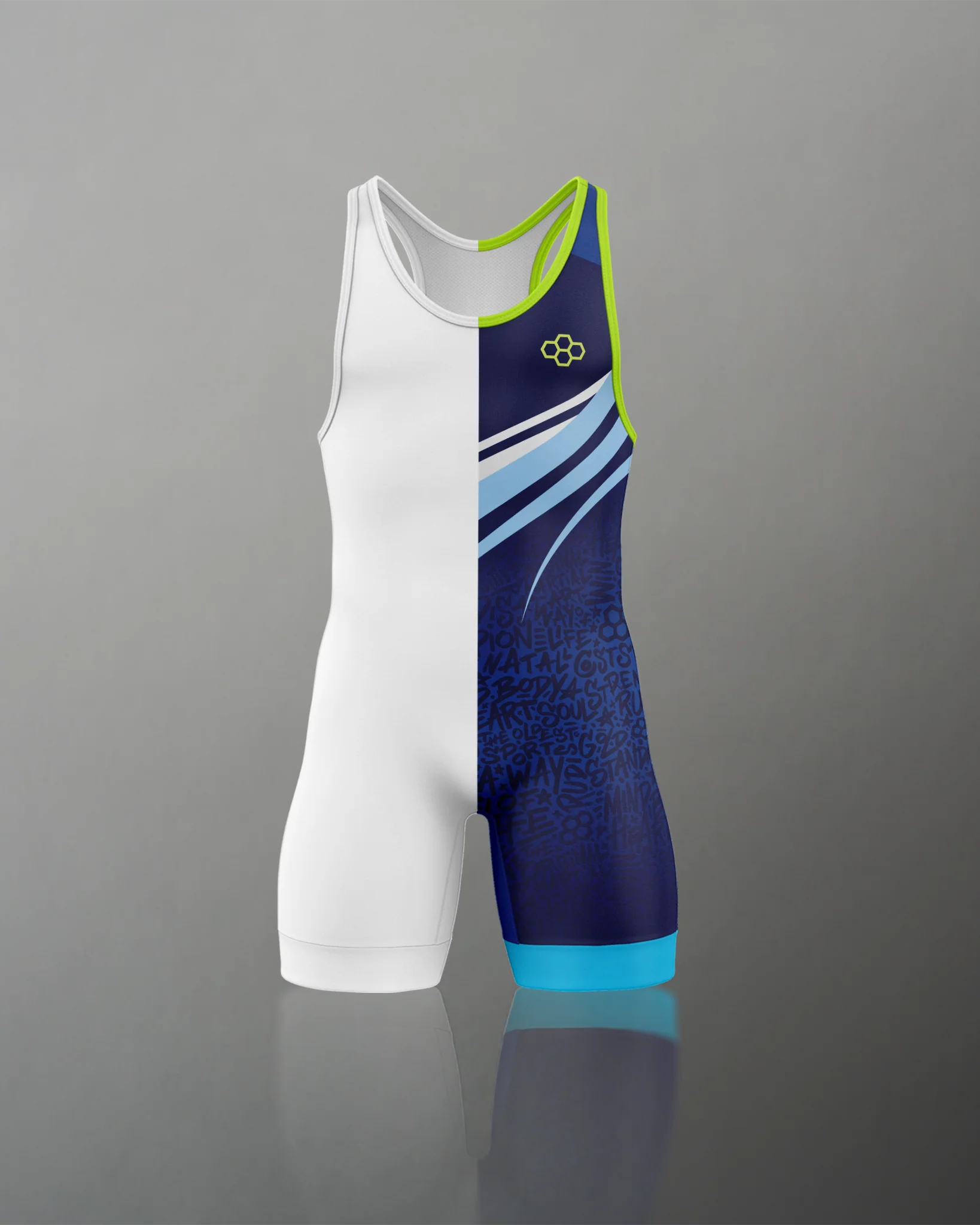 RUDIS Men's Elite Wrestling Singlet - High Performance Compression Gear for Training & Competition - Perfect for MMA, BJJ & Grappling