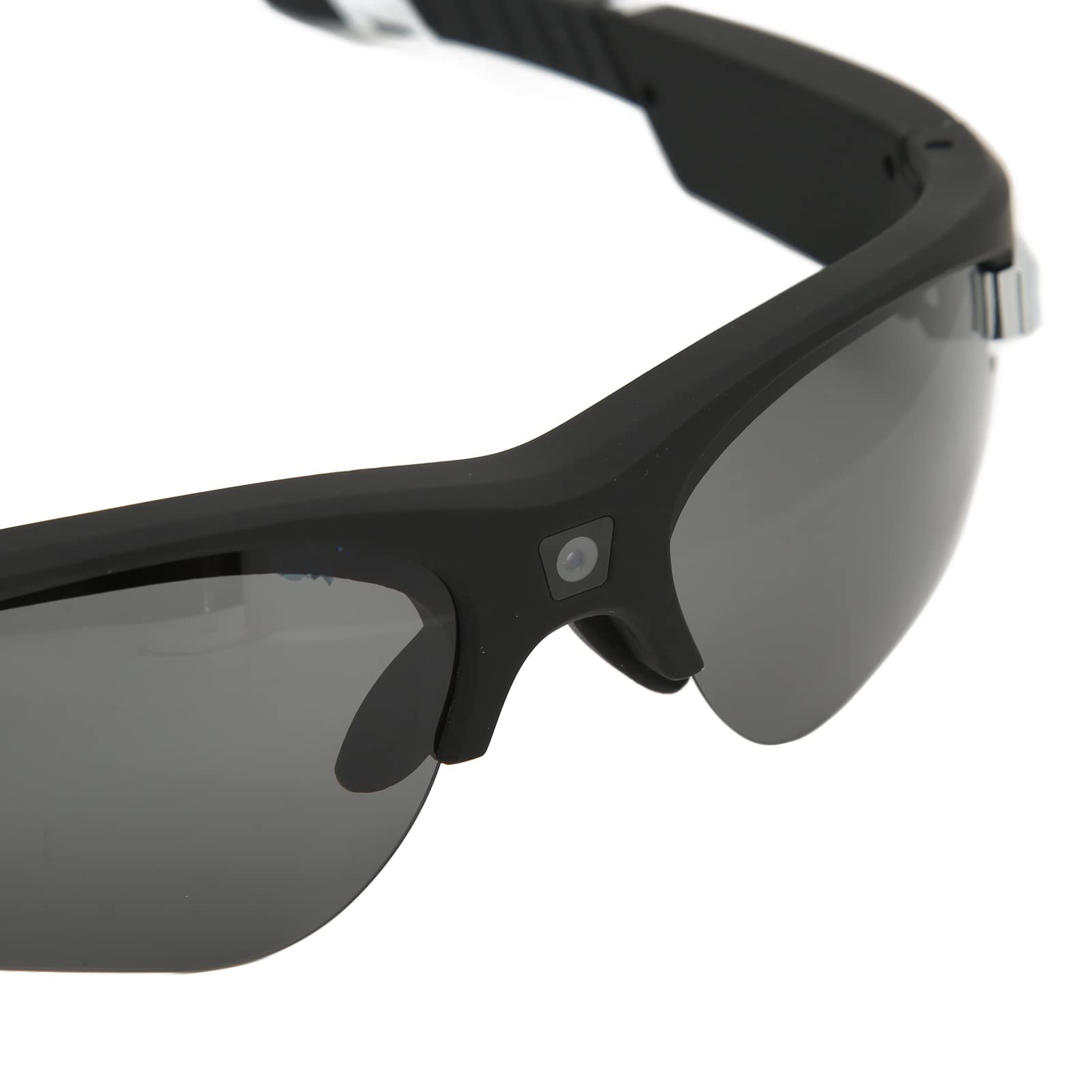 NestNiche Action Camera Glasses with 4 Interchangeable Lenses - HD 1080P Video Recording Smart Glasses for Cycling, Skiing, Hiking & Outdoor Adventures