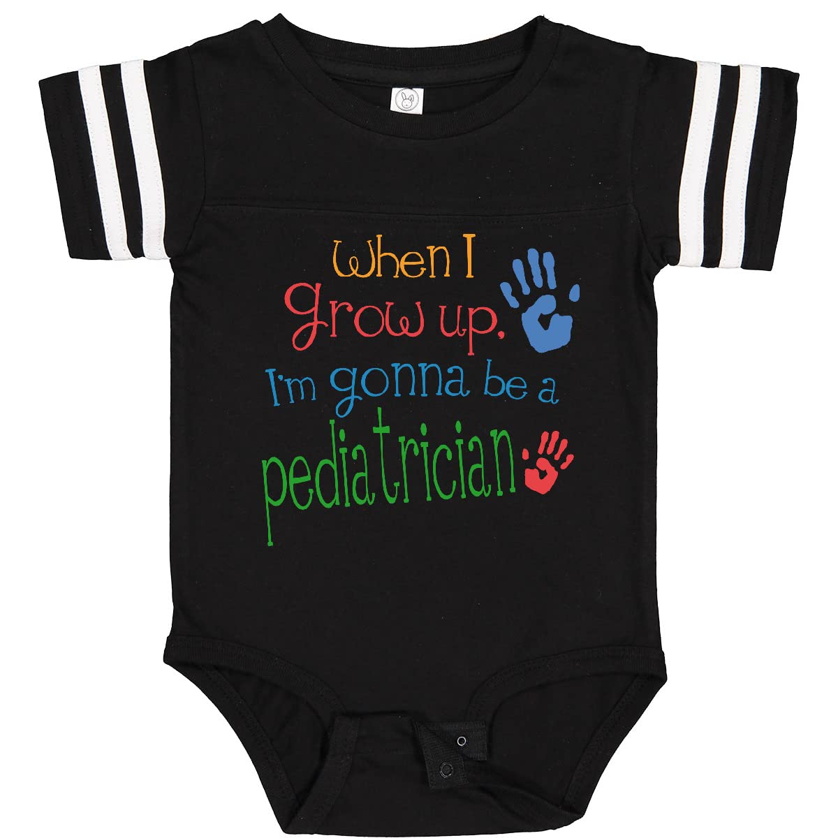 Inktastic Future Pediatrician Baby Bodysuit - Cute Doctor-Themed Outfit for Toddlers & Infants - Perfect for Doctor Appointments, Career Day & Playtime