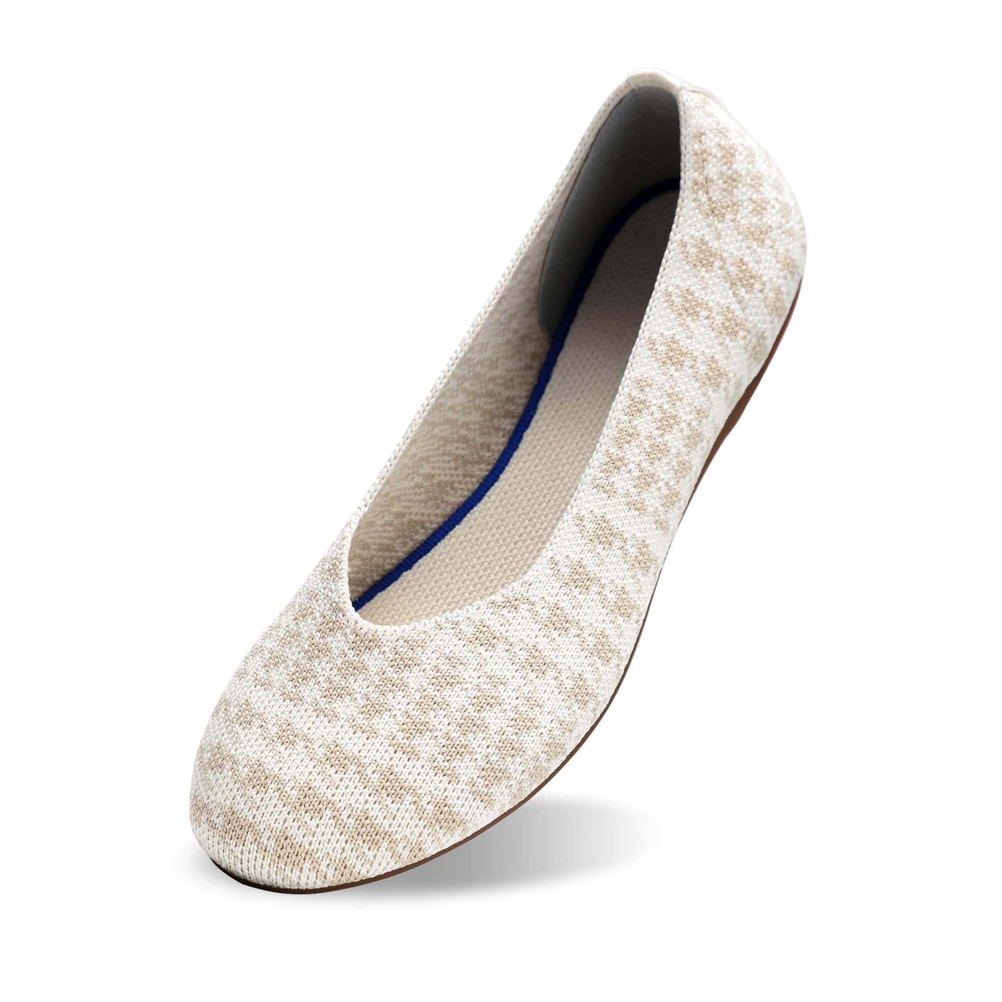 Women's Ballet Flats - Comfortable Knit Round Toe Mesh Shoes for Casual & Dressy Wear | Perfect for Office, Travel & Everyday Outfits