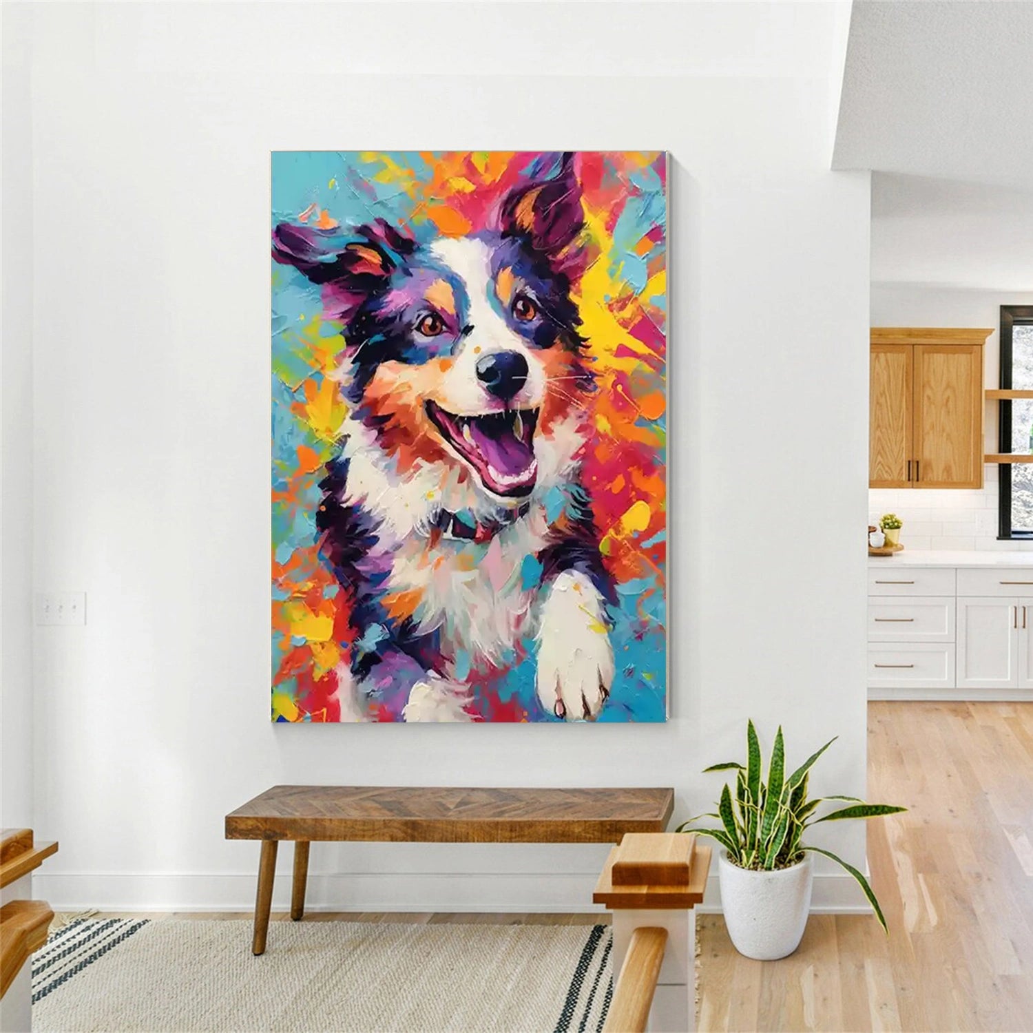 Animal Art Painting #AP153 - Handmade Canvas Wall Decor for Living Room, Bedroom & Office | Unique Wildlife Artwork for Home & Gifts