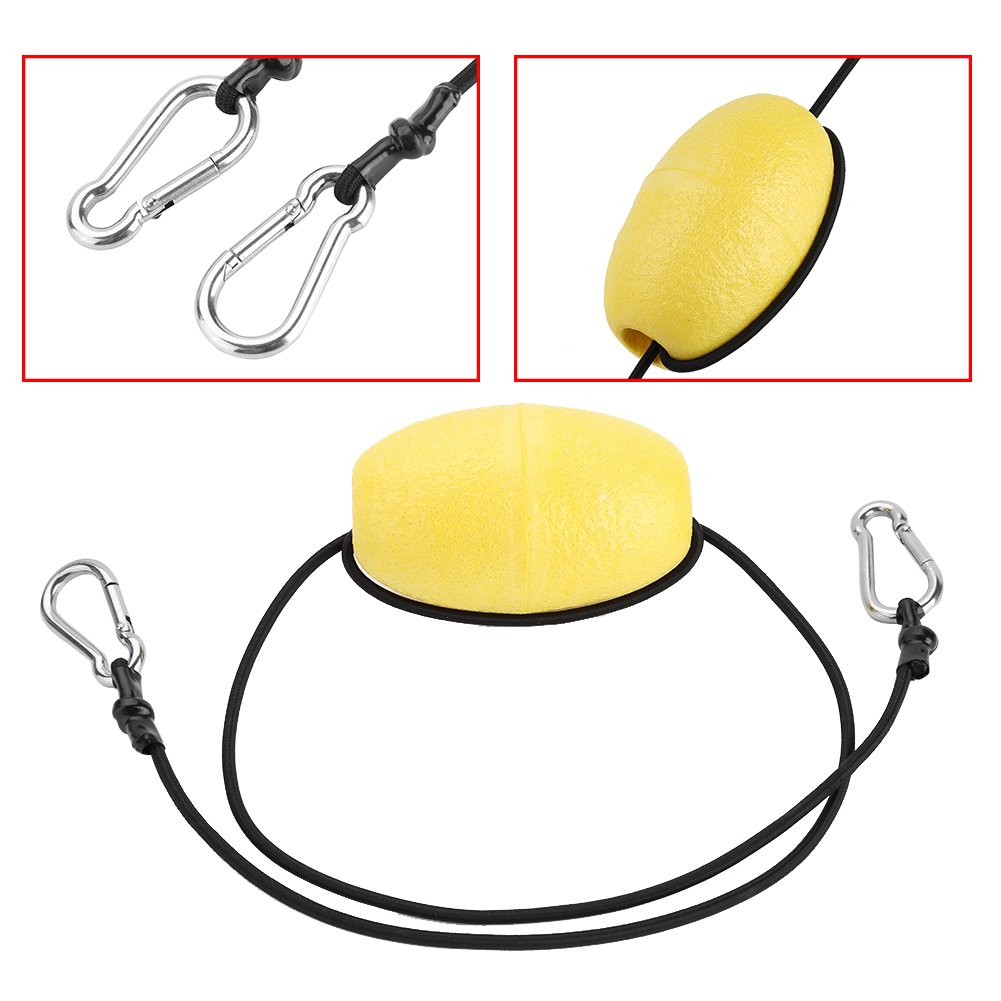 VGEBY Kayak Drift Anchor Kit with Nylon Rope & Stainless Steel Clips - Floating Buoy for Fishing, Boating, and Water Sports - Perfect for Kayaks, Canoes, and Small Boats