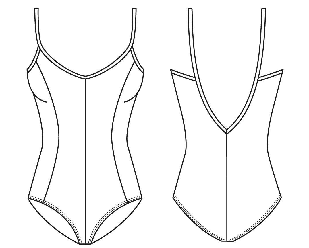 Mirella Women's Princess Seam V-Front Camisole Dance Leotard - Stretchy Ballet Leotard for Dance Class, Yoga & Performance | Comfortable & Breathable for Ballerinas