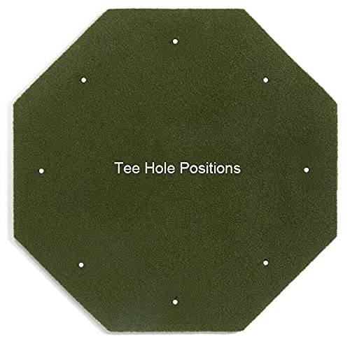 Premium Golf Practice Mat for Indoor & Outdoor Use - High-Quality Turf with Bonus Golf Tray & 3 Rubber Tees - Perfect for Home, Office, Backyard & Driving Range Training