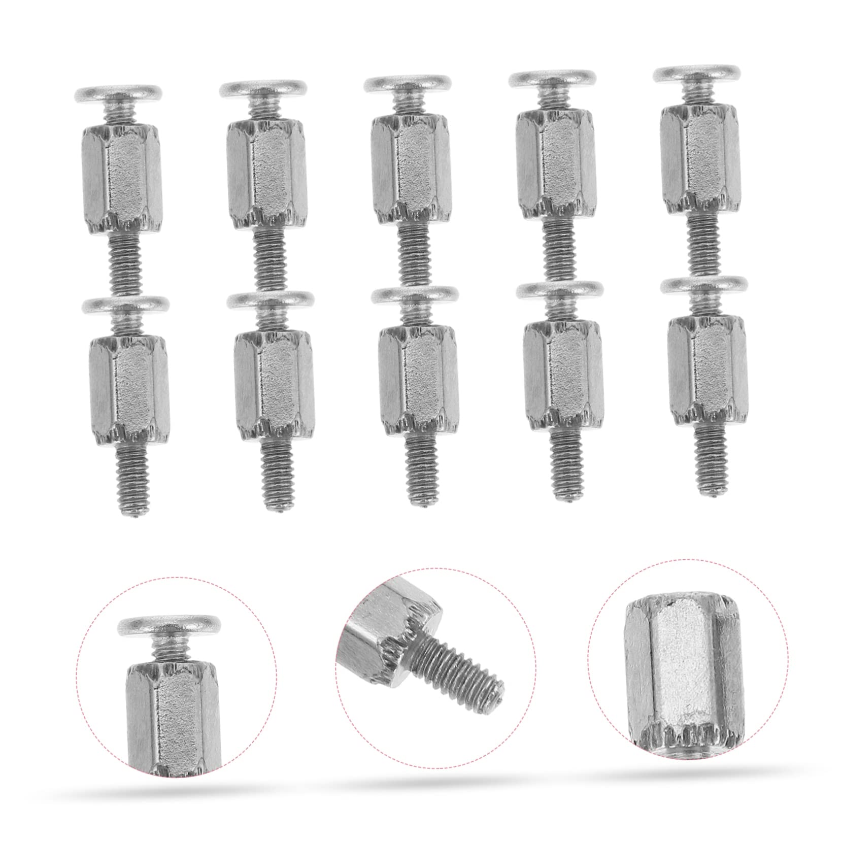Gatuida 60pcs Laptop SSD Screws & Stand for Hard Drive Mounting - Perfect for Computer & Monitor Setup