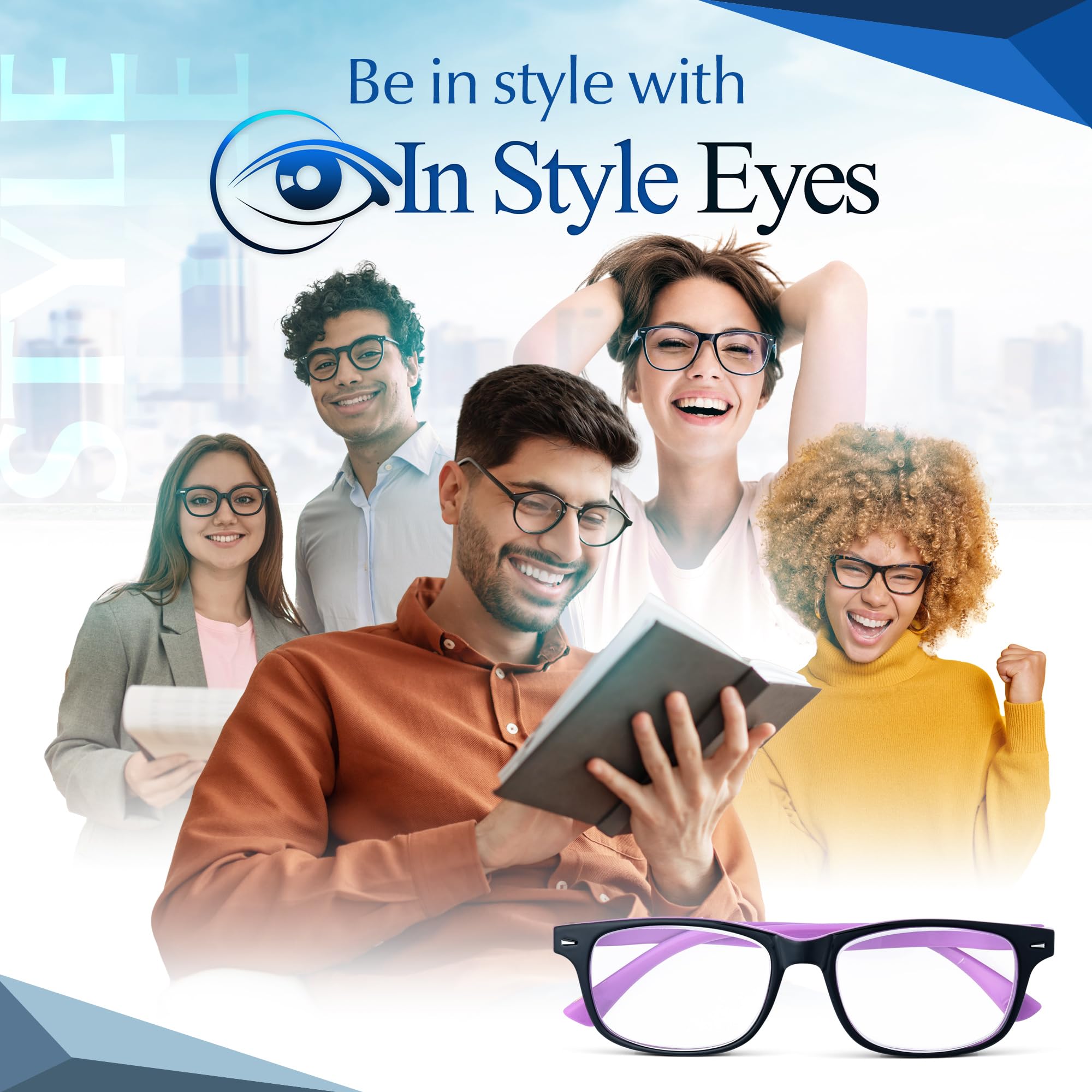 Super Strong High Magnification Reading Glasses for Women & Men - Non-Polarized Lens - Perfect for Reading Books, Crafts & Close Work