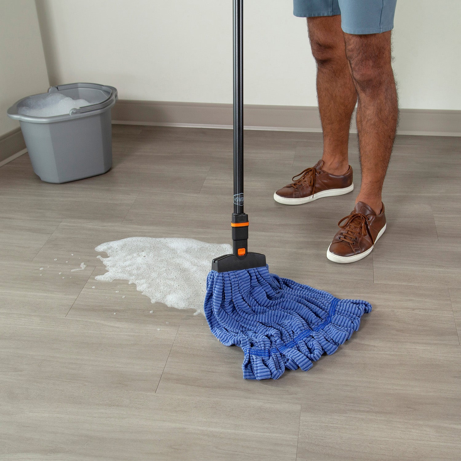 Premium Microfiber Mop Head Replacement - Super Absorbent & Washable for Hardwood Floors, Tile & Laminate - Perfect for Home Cleaning & Pet Hair Removal