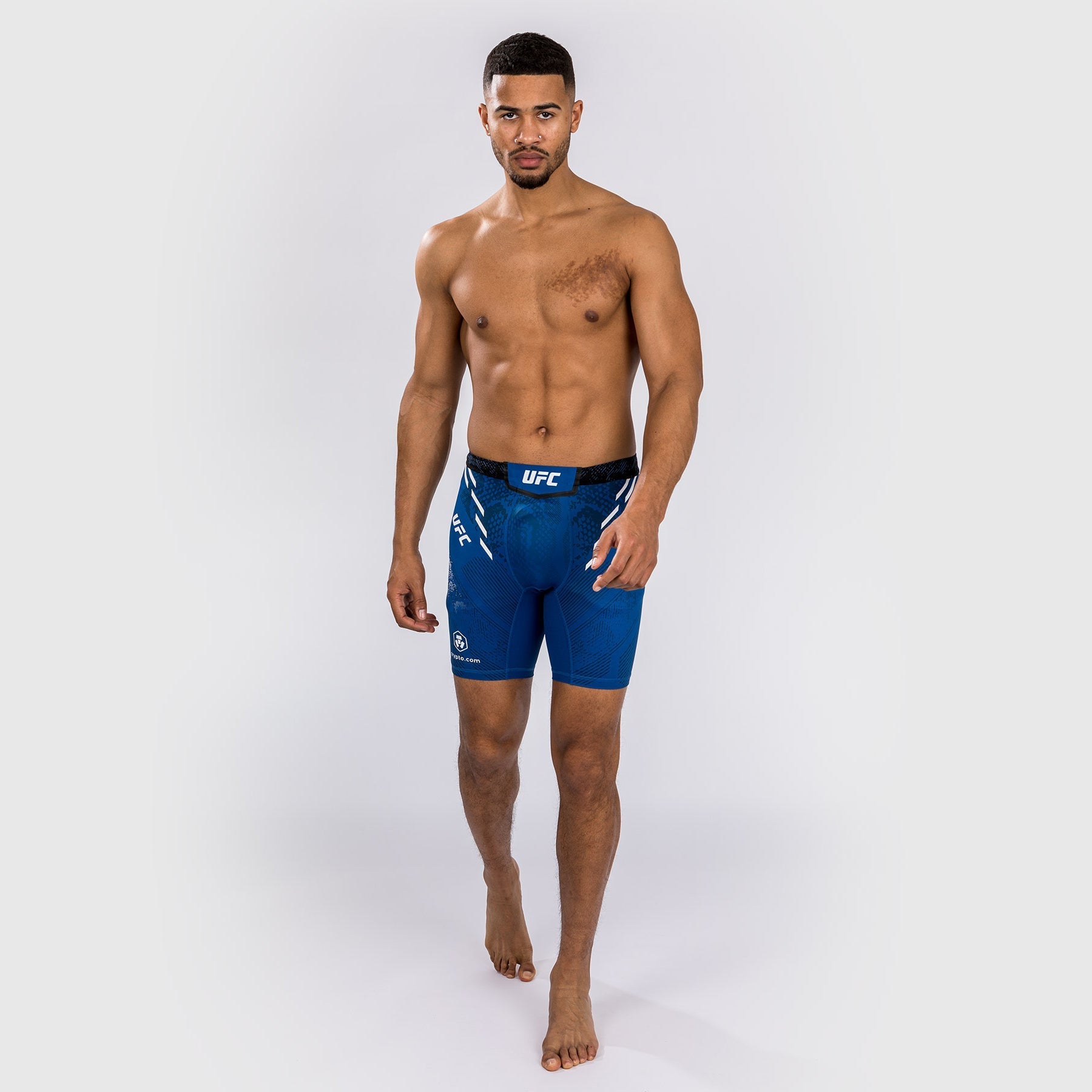 Venum UFC Adrenaline Authentic Fight Night Men's Vale Tudo MMA Shorts - Blue | Premium Training & Competition Gear for MMA, BJJ & Muay Thai