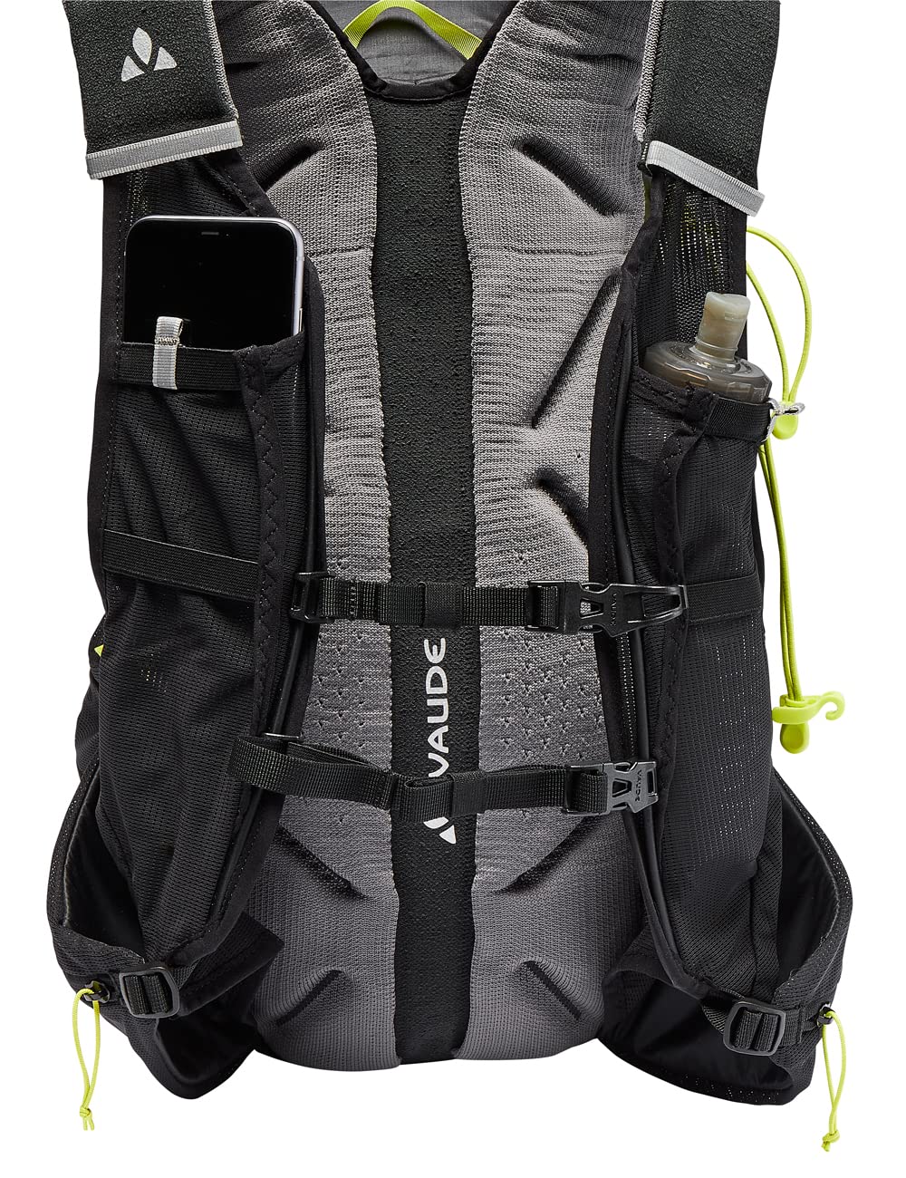 VAUDE Black Hiking Backpack - Lightweight Durable Daypack for Outdoor Adventures, Travel & Daily Commute - One Size Fits All