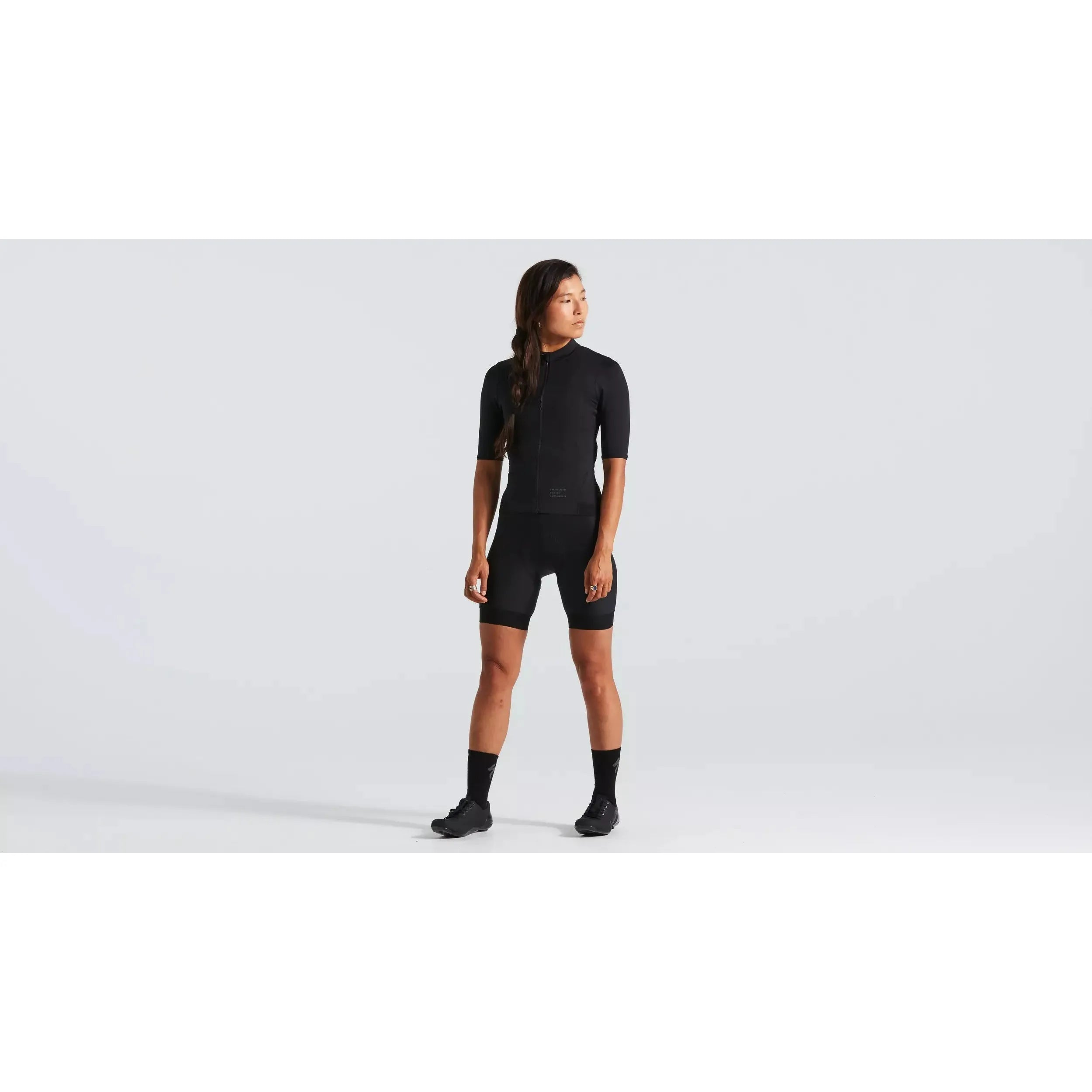 Specialized Women's Prime Short Sleeve Cycling Jersey - Black | Breathable & Comfortable for Road Biking & Training