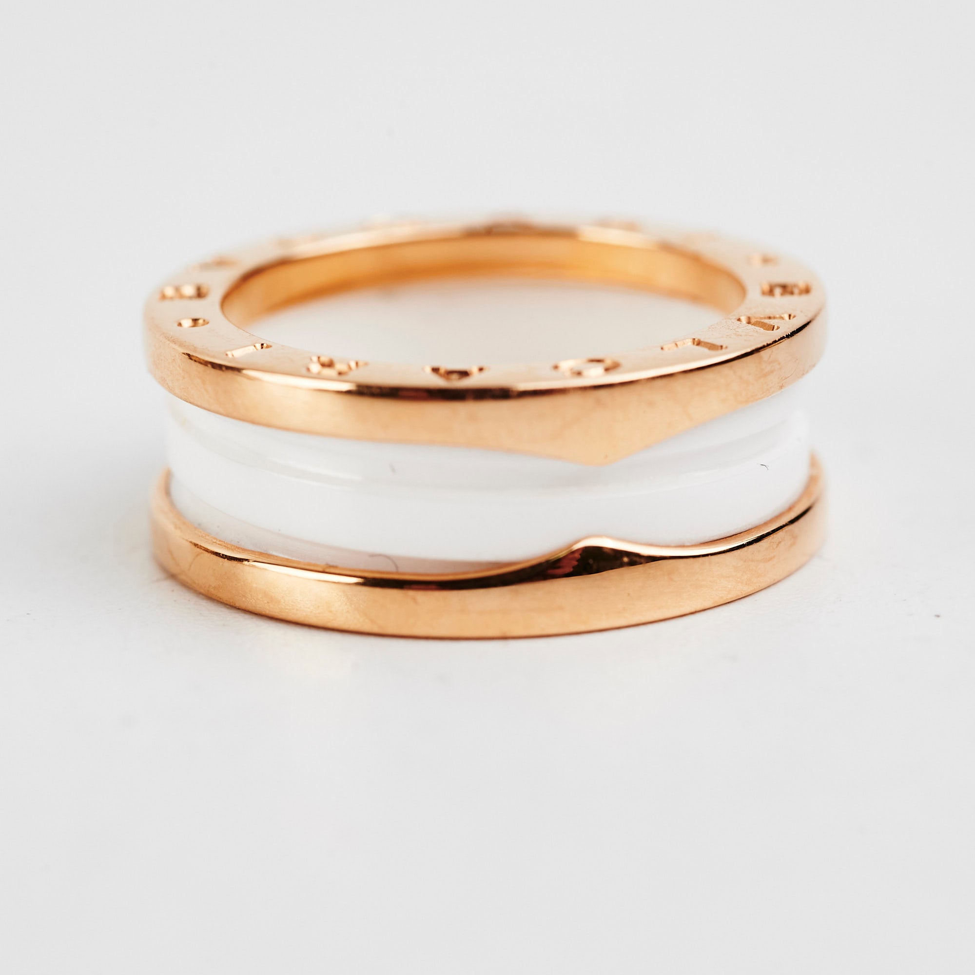 Bvlgari B Zero 1 18K Yellow Gold Ring for Women - Size 53 (US 6) - Luxury Italian Jewelry for Special Occasions & Gifts