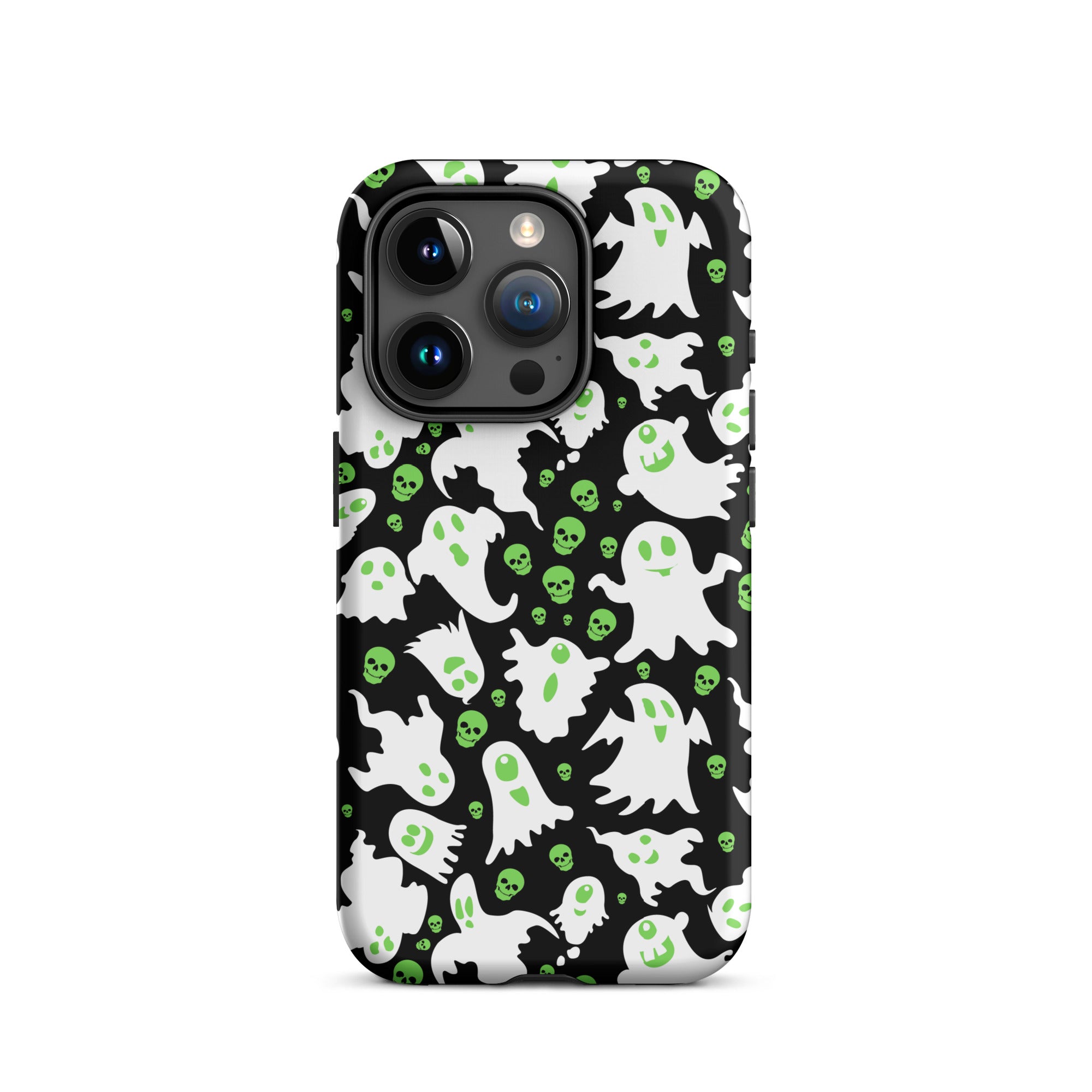 Premium Spooky Specter iPhone Case - Durable & Stylish Ghost Design for iPhone 14/13/12/11 Pro Max - Perfect for Halloween, Cosplay & Themed Parties