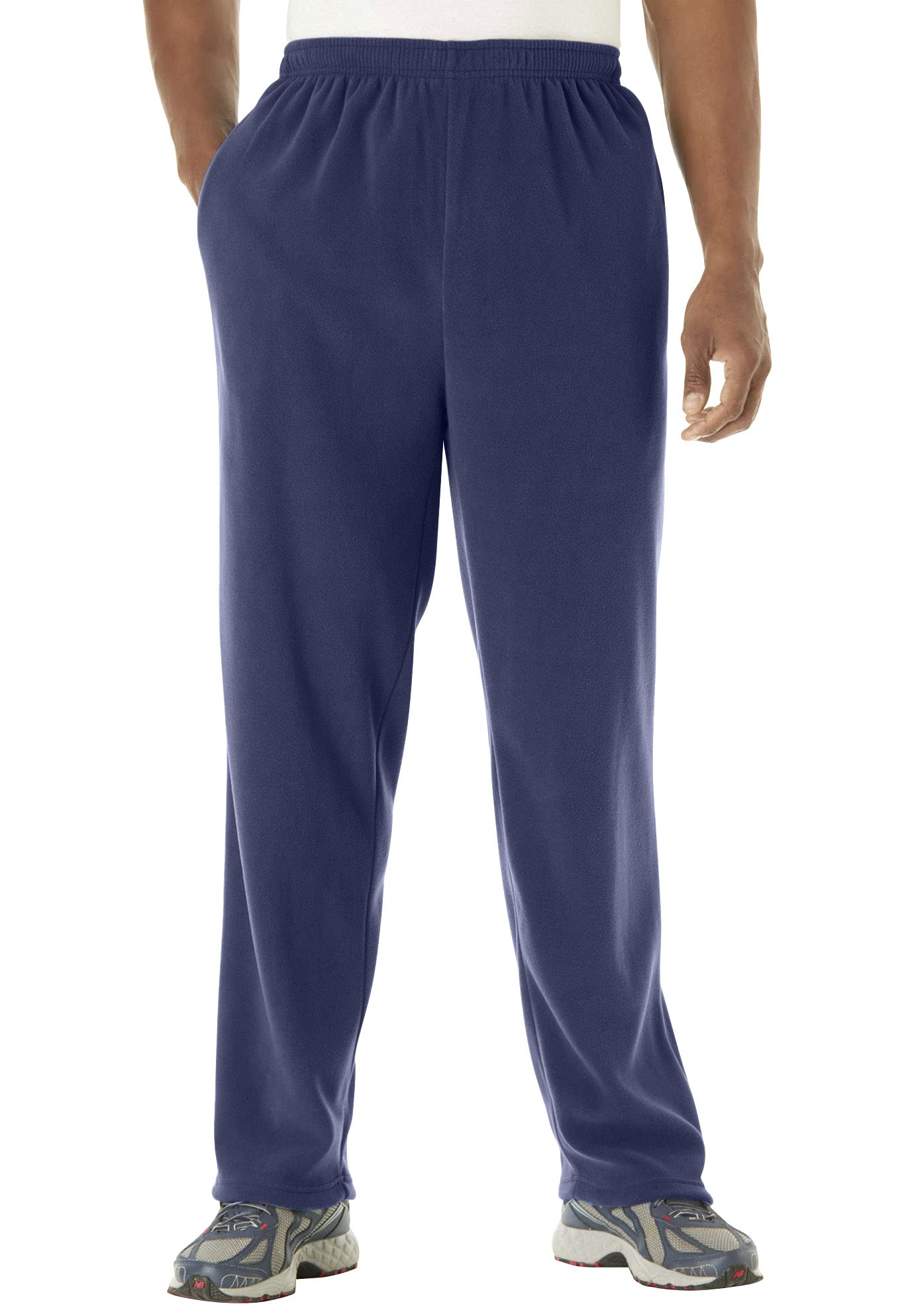 KingSize Men's Big & Tall Explorer Plush Fleece Pants - Soft & Comfortable Lounge Pants for Relaxing at Home, Camping & Outdoor Activities