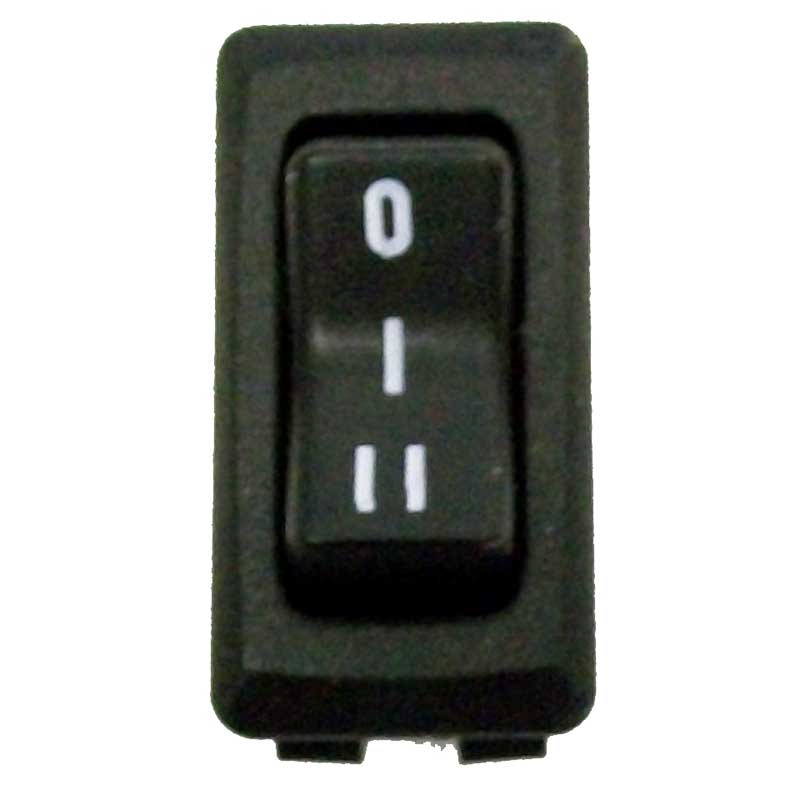 Oreck 430000907 Two Speed Rocker Switch Replacement Part - Black - Perfect for Vacuum Cleaners & Floor Cleaning Machines