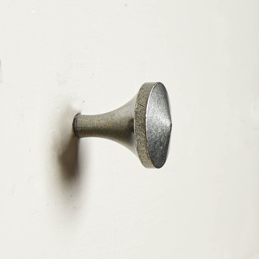 Antique Pewter Shropshire Cabinet Knob - Vintage Style Drawer Pulls for Kitchen, Bathroom & Furniture - Perfect for Home Renovation & DIY Projects