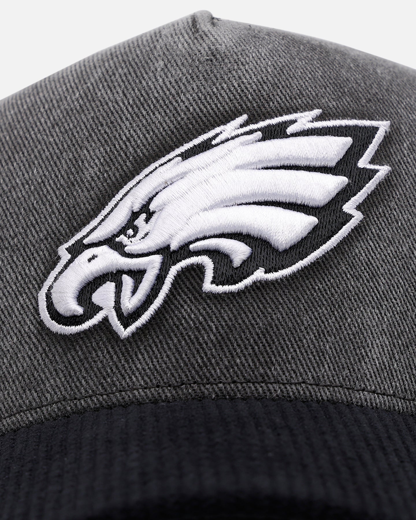 47 Brand Philadelphia Eagles 'Apollo Corduroy' 47 Offside DT Strapback Black Hat - Official NFL Licensed Adjustable Baseball Cap for Men, Perfect for Game Day, Tailgating & Fan Gear Collection