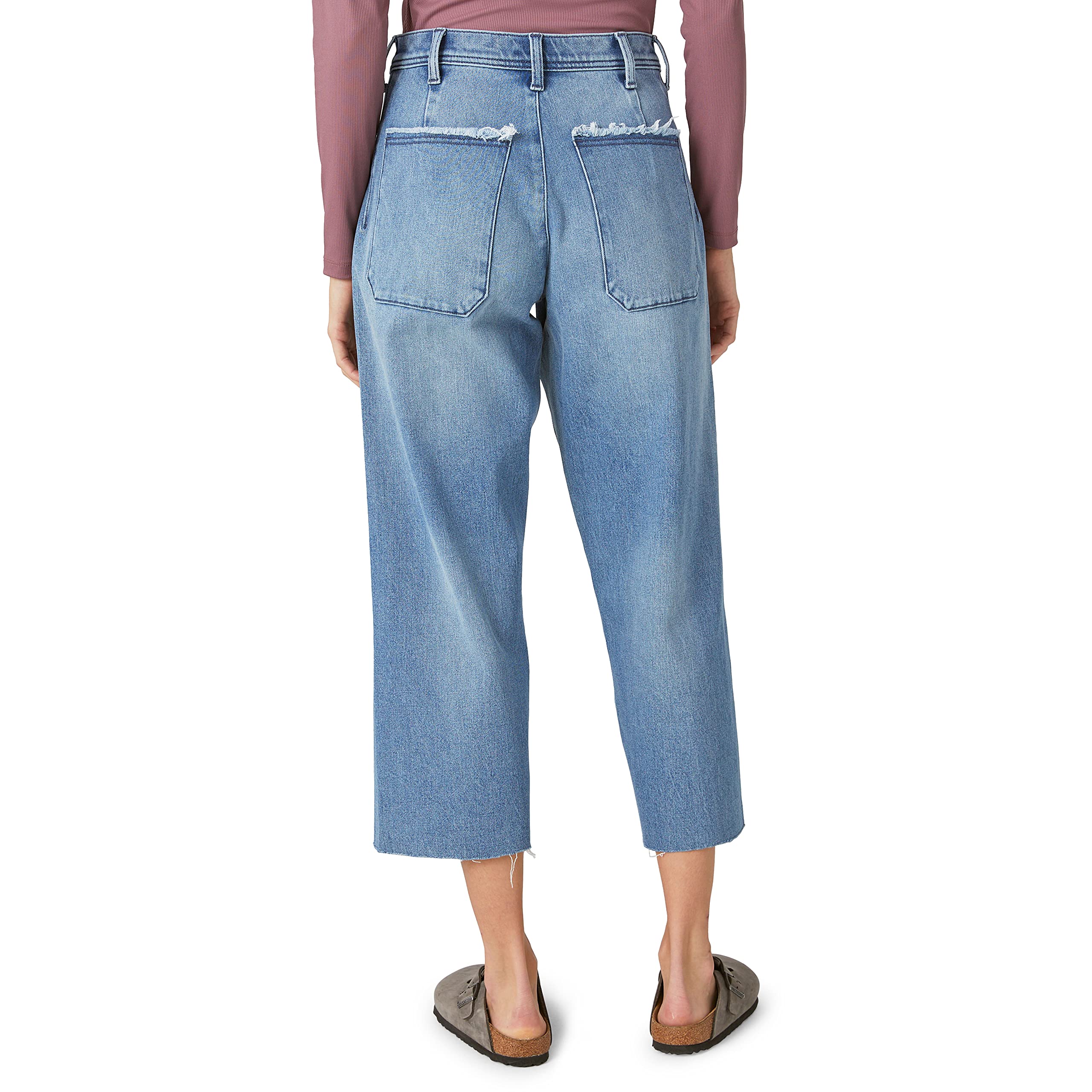 Lucky Brand Women's Lucky Legend High Rise Wide Leg Jeans - Comfortable & Stylish Denim Pants for Casual Wear, Office & Night Out