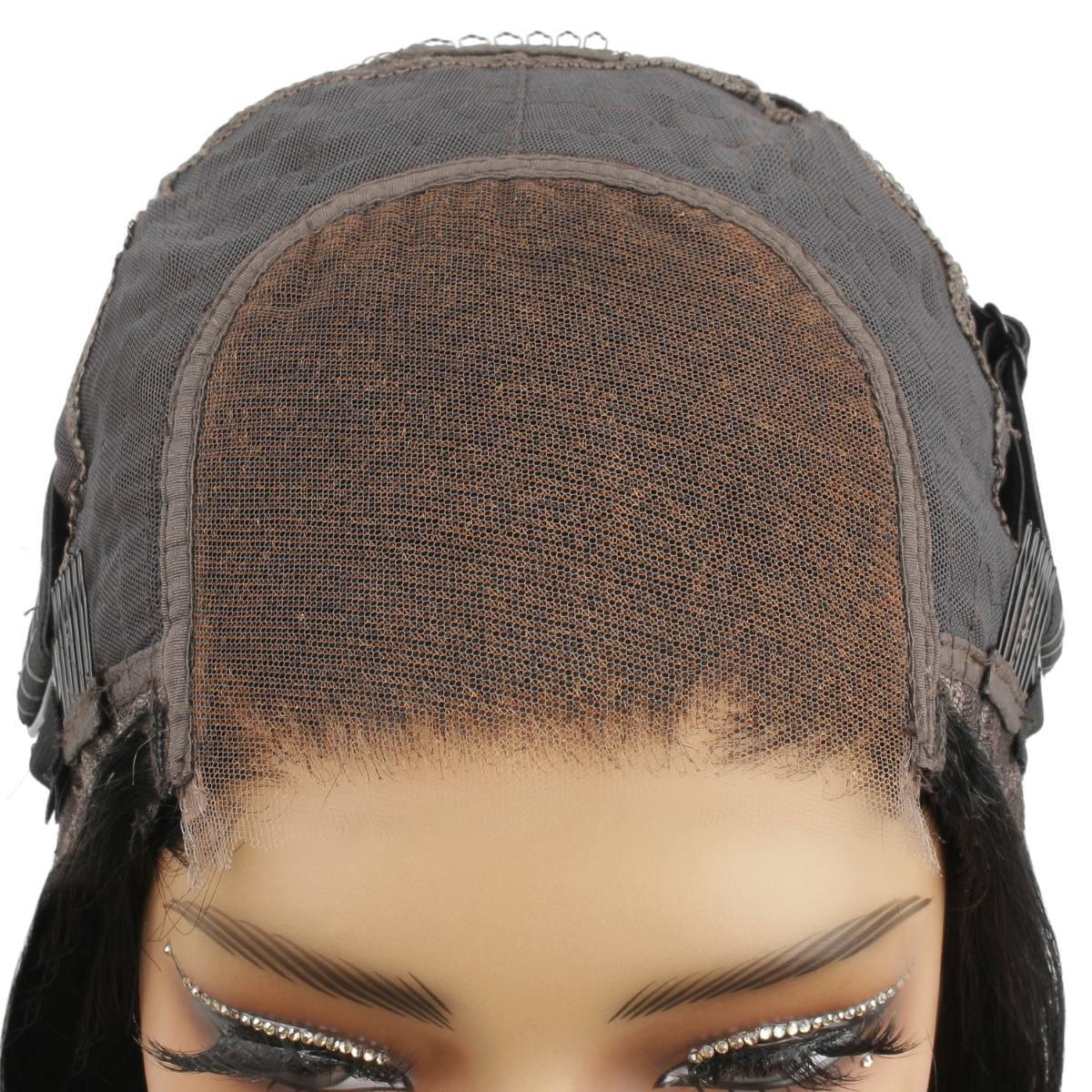 Jet Black 4x4 HD Lace Closure 100% Human Hair Bob Wig - Natural Look for Everyday Wear & Special Occasions