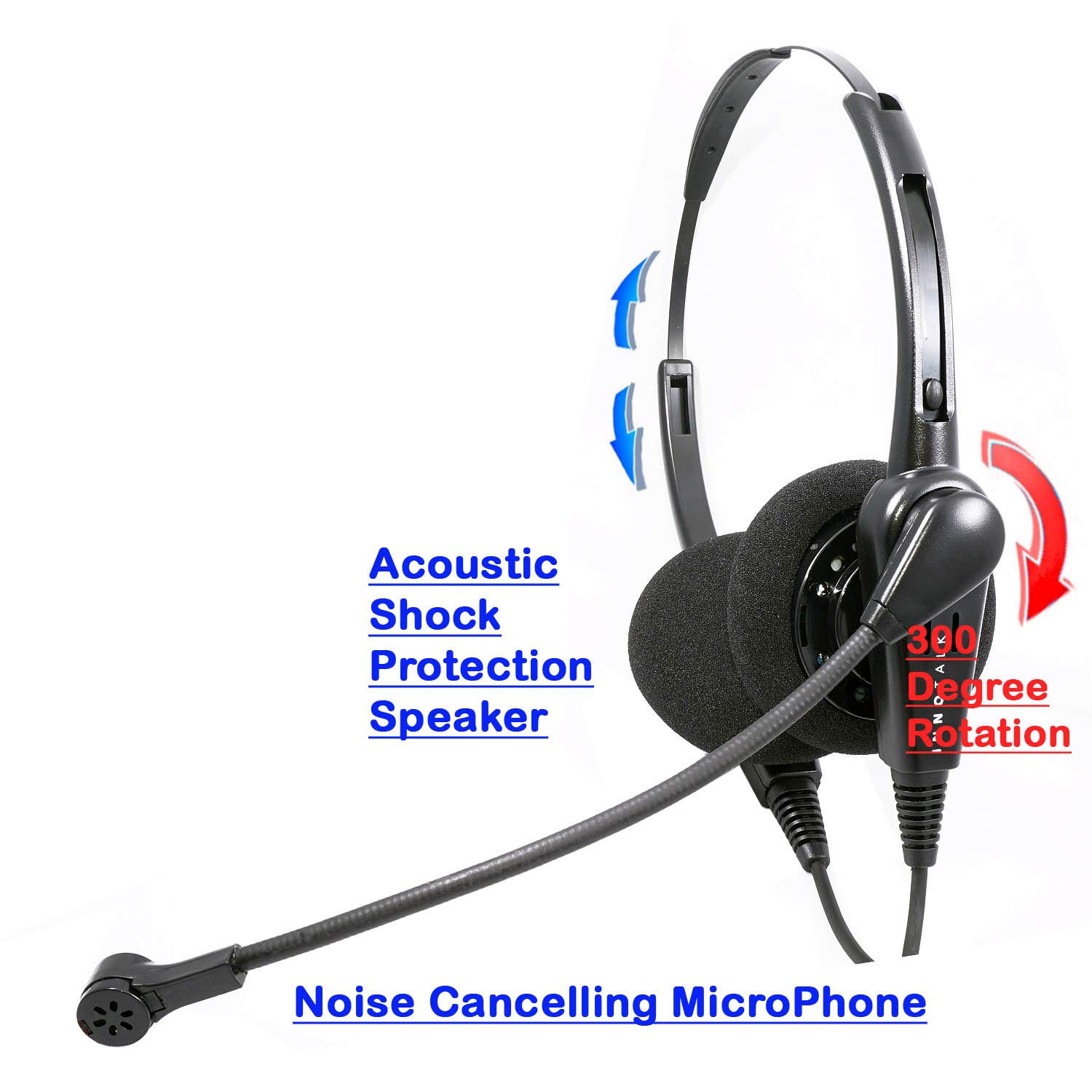 INNOTALK PC Gaming Headset with Microphone - Durable Stereo Headphones for Computer, Laptop, Sound Card | Perfect for Online Gaming, Zoom Meetings & Remote Work