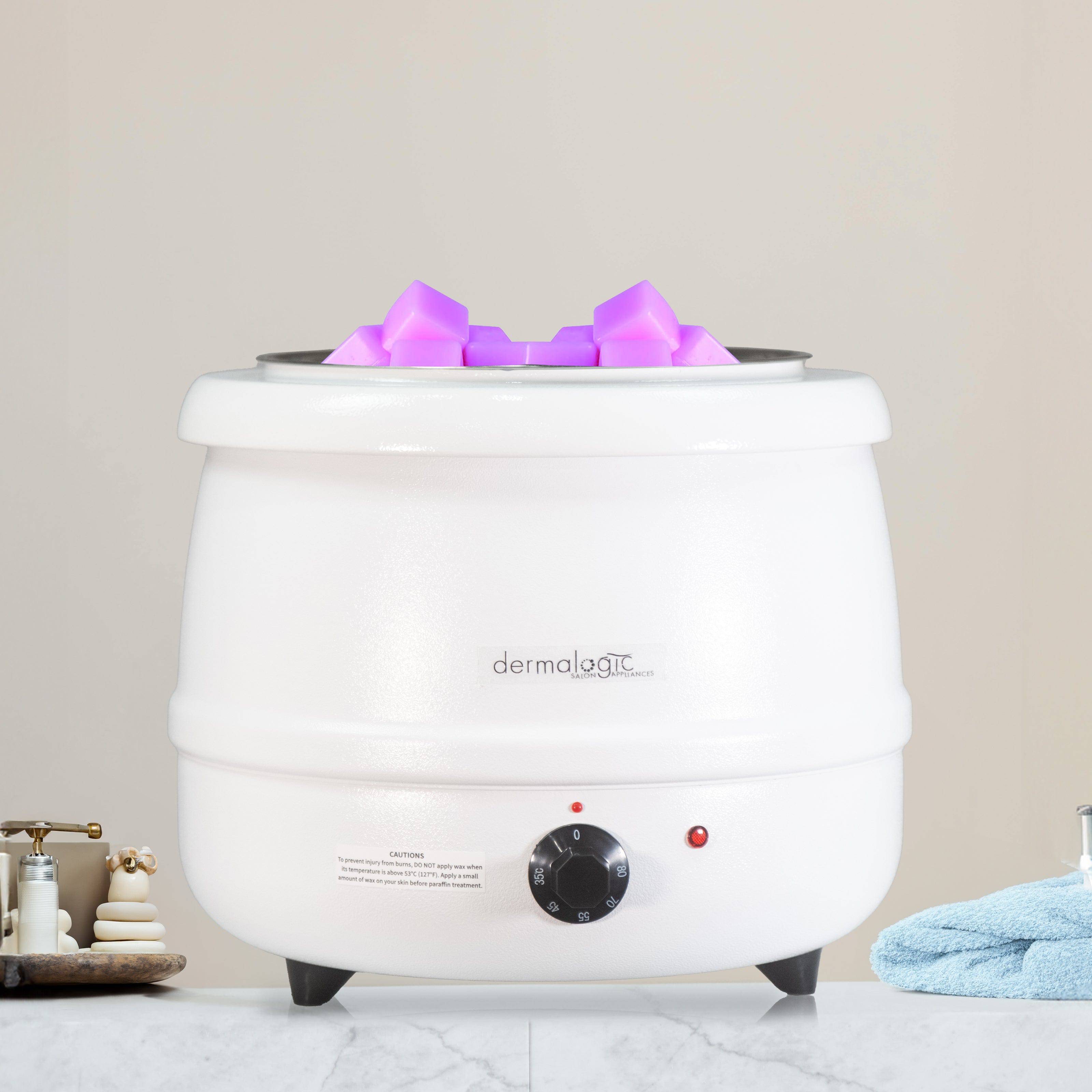 Dermalogic Professional Paraffin Wax Warmer with 10.5oz Ladle - 13L Capacity for Spa, Salon & Home Hand/Foot Therapy