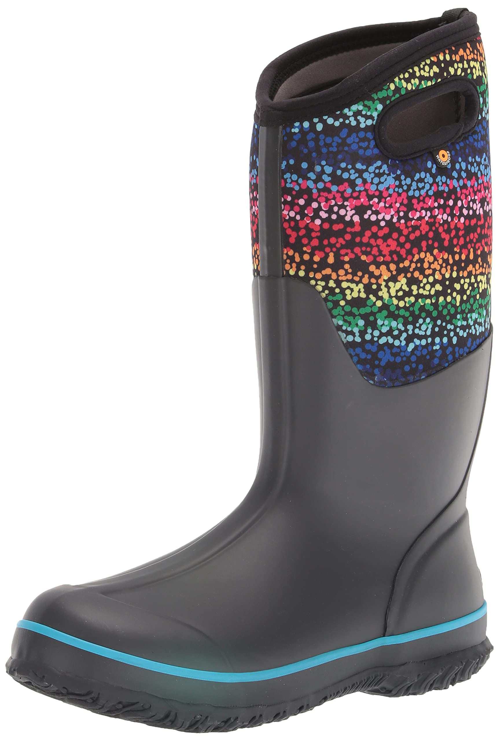 BOGS Classic Tall Night Garden Waterproof Boots for Women - Warm Winter Snow Boots with Insulated Lining, Perfect for Hiking, Gardening, and Outdoor Adventures