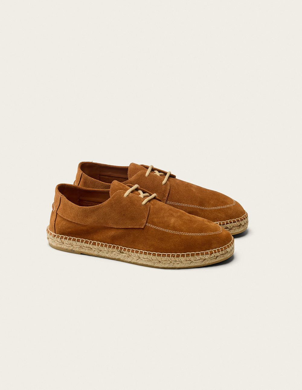 Premium Suede Espadrilles by Charles - Cognac Color | Comfortable & Stylish Summer Shoes for Women | Perfect for Beach, Casual Outings & Vacation Wear