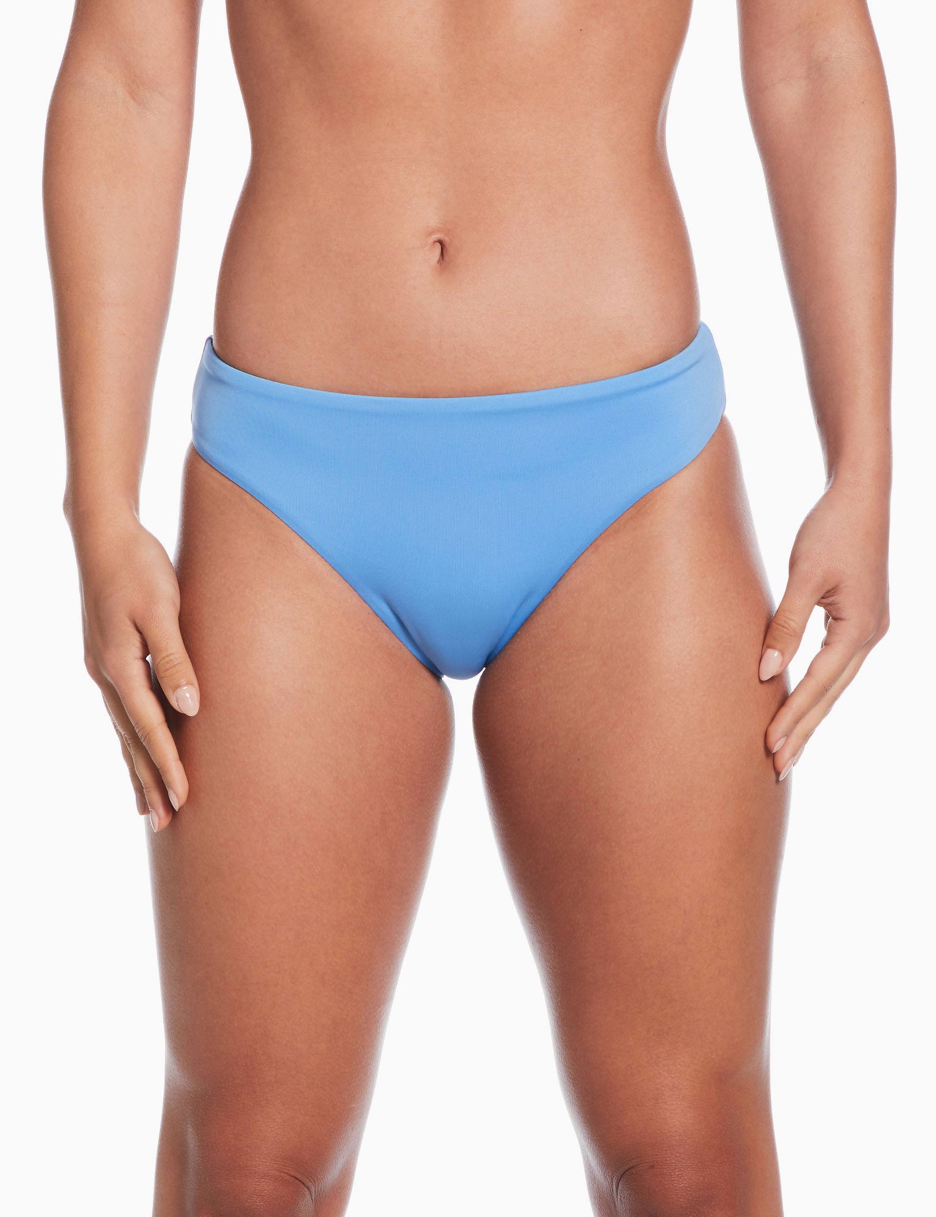Trendy Hipster Bikini Bottom in University Blue - Comfortable & Stylish Swimwear for Beach Vacations, Pool Parties & Summer Getaways