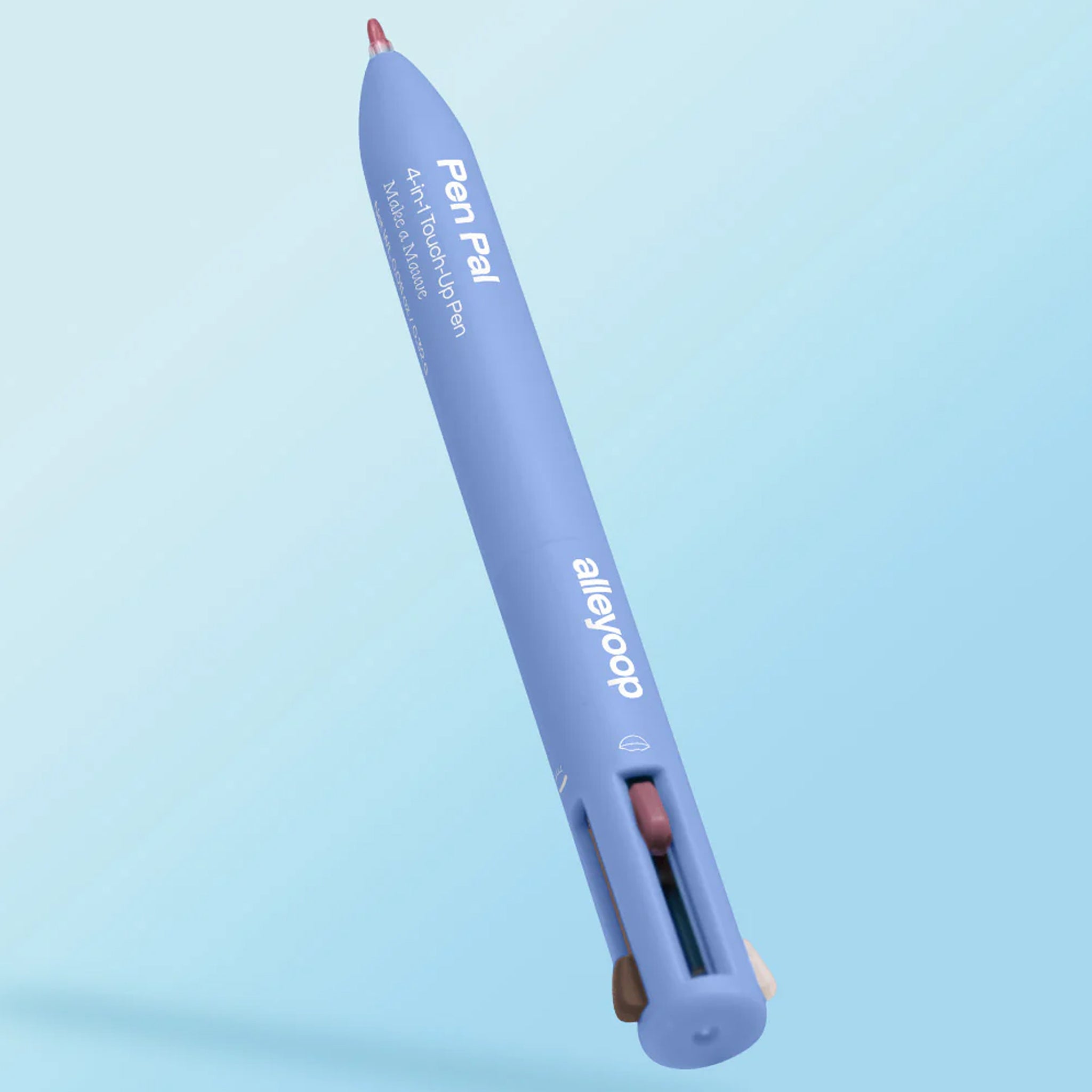 Alleyoop 4-in-1 Multitasking Beauty Pen for Eyes, Brows, Lips & Highlighting - Perfect for Travel, Touch-ups & On-the-Go Makeup