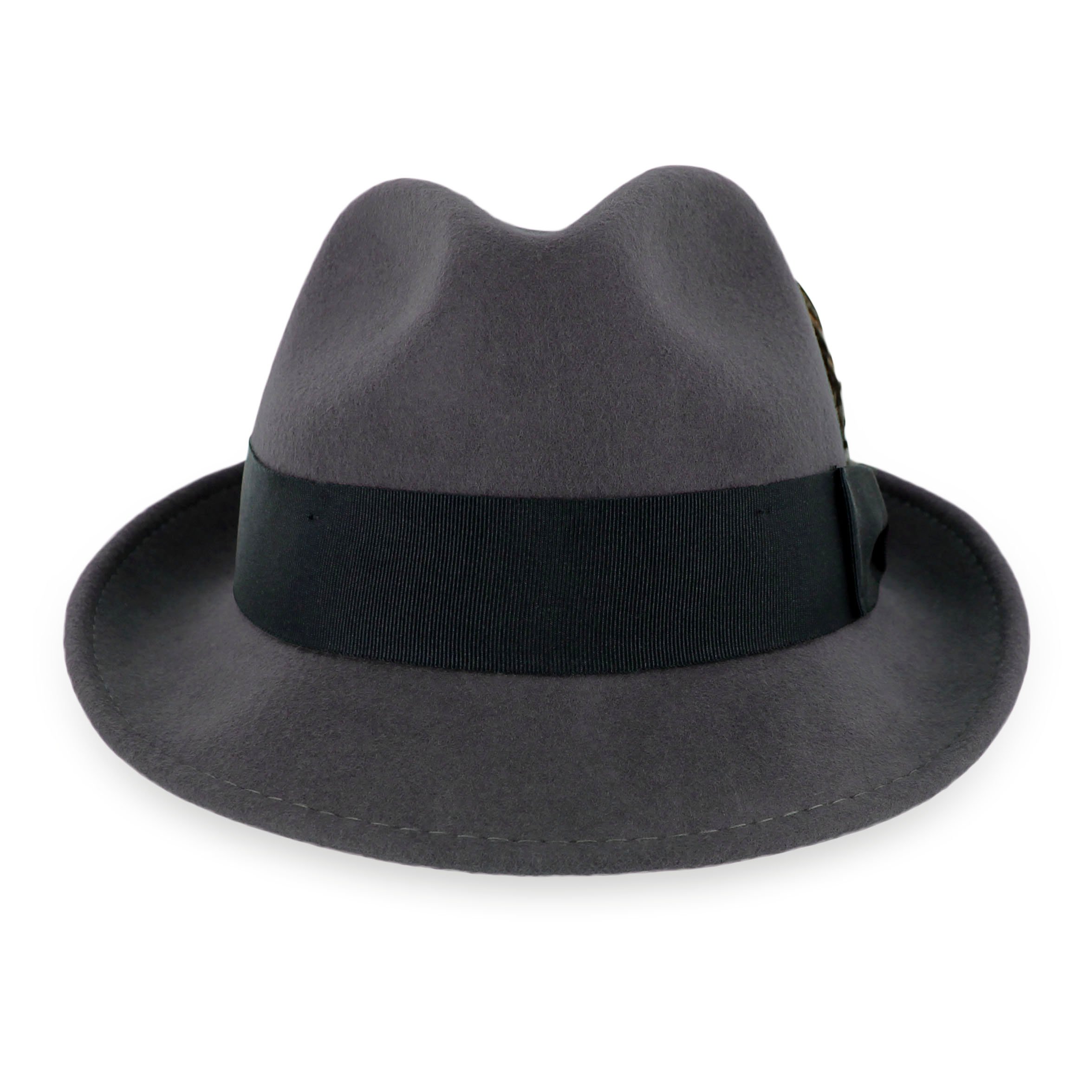 Stylish Men's Fedora Hat - Classic Wool Felt Dress Hat for Formal & Casual Wear - Perfect for Weddings, Parties & Everyday Fashion