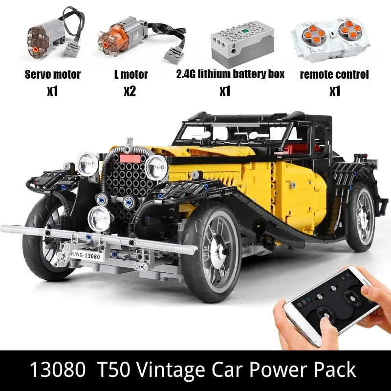 Mould King 13080D Power Function Pack - Compatible with LEGO Technic Sets - Motor & Remote Control Kit for Building Robots & Vehicles | Perfect for STEM Learning & DIY Projects