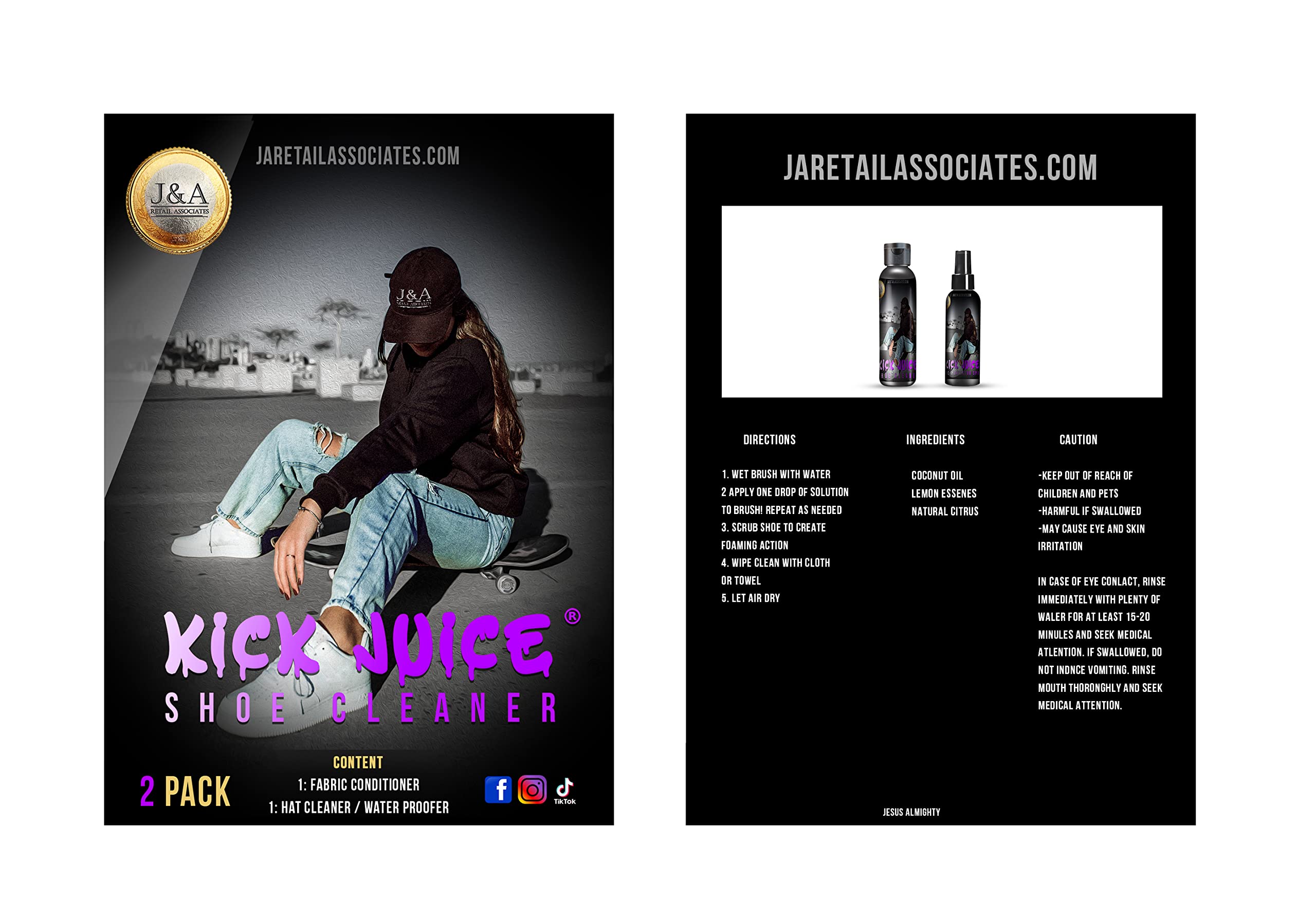 Premium Shoe Cleaner Kit with Fabric Conditioner, Waterproofer & White Acrylic Dye - Complete Sneaker Care Bundle for Cleaning, Protection & Restoration - Perfect for Sneakers, Boots & Athletic Shoes