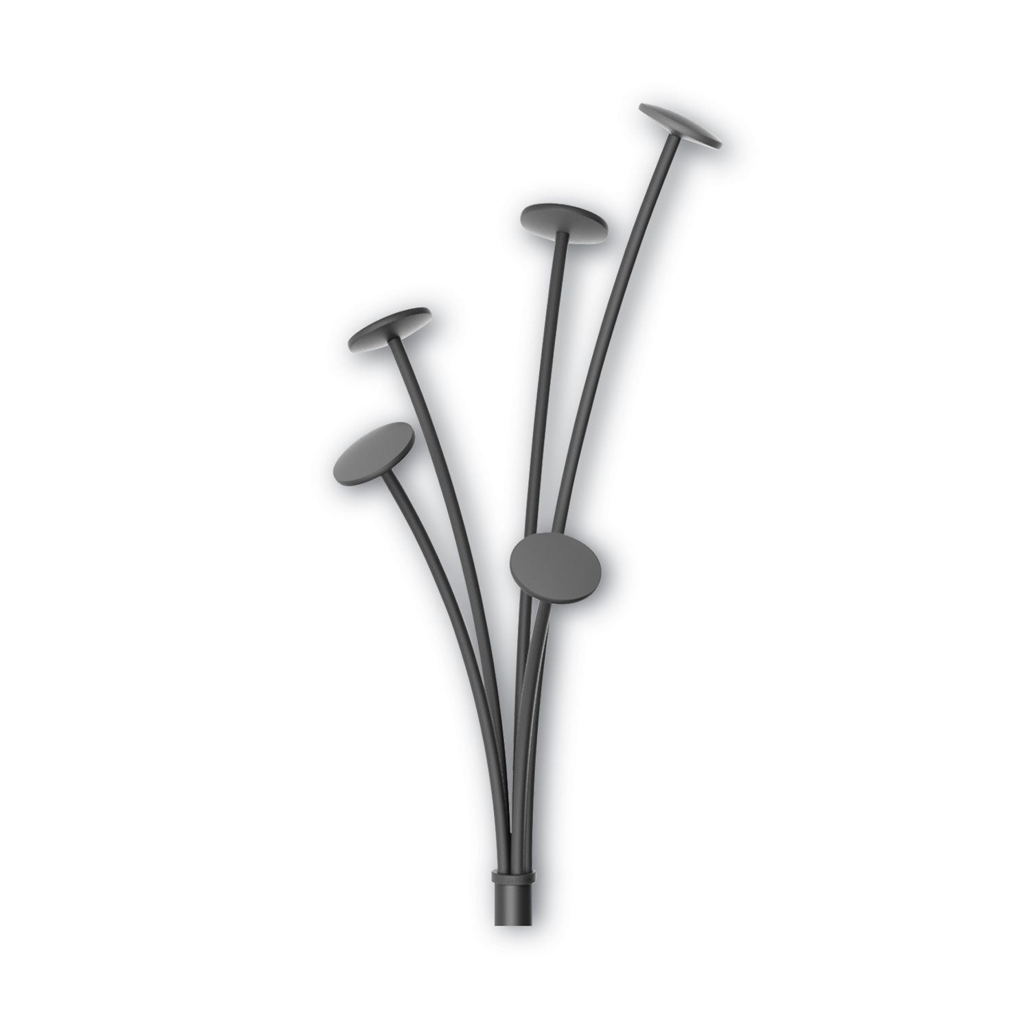 Alba™ Festival Coat Stand with Umbrella Holder - 5 Hooks, Black (14