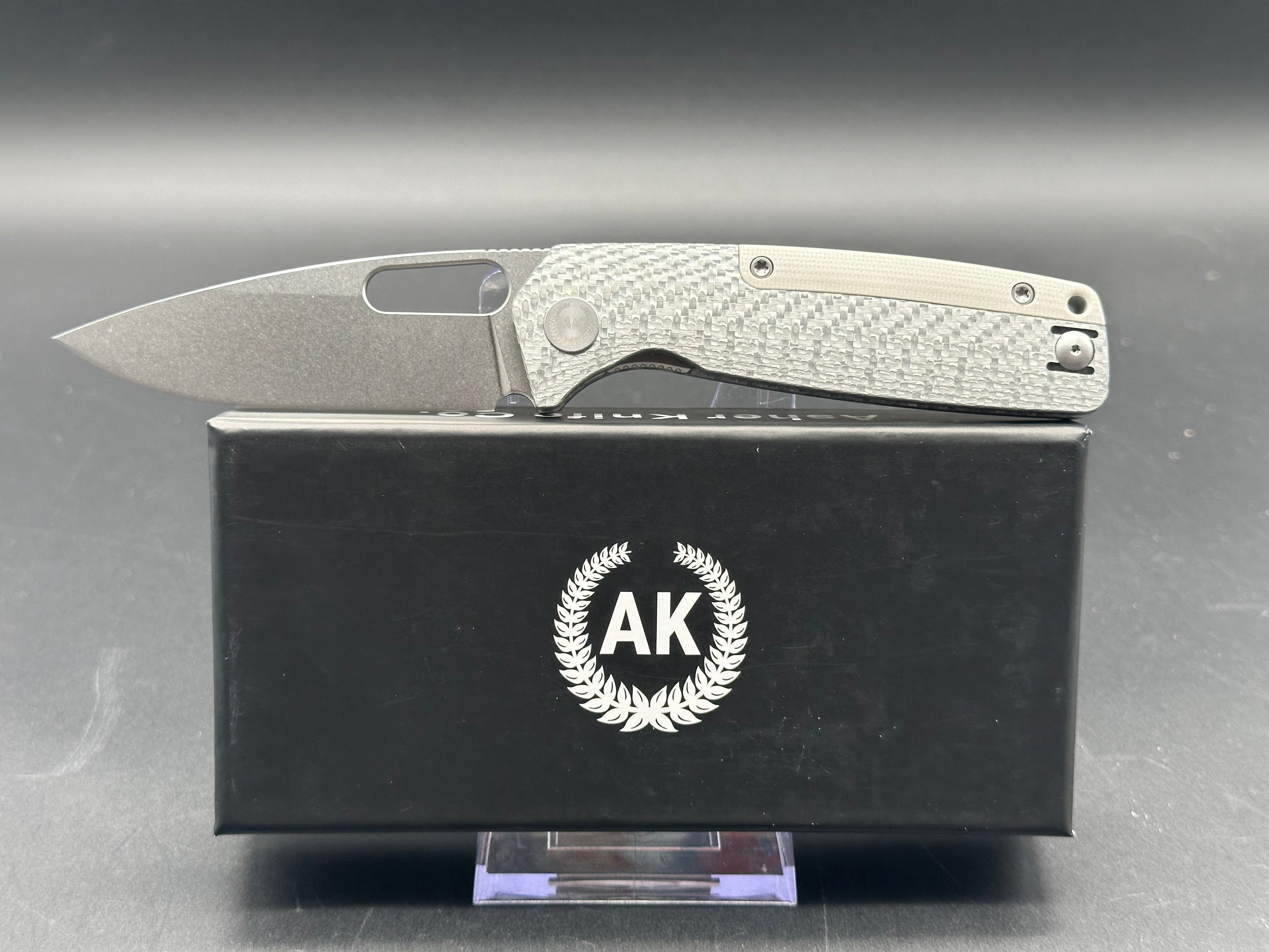 Asher Spiro Silver SS Pocket Knife - 3.2
