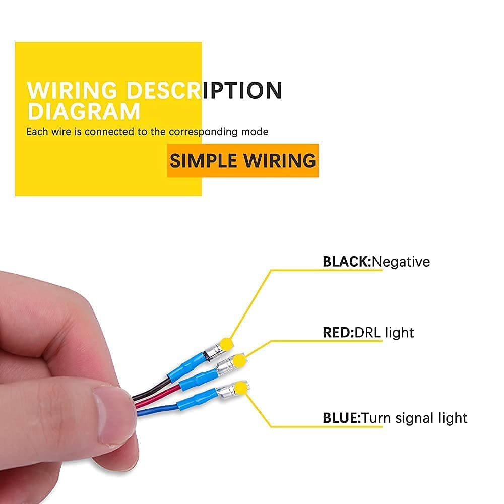 DREAMIZER 4pcs Motorcycle LED Turn Signals Lights - Water Flowing Blinker Indicator with 10mm Built-in Relay Arrow for Motorcycle & Motorbike - Perfect for Night Riding and Enhanced Safety (Set of 4)