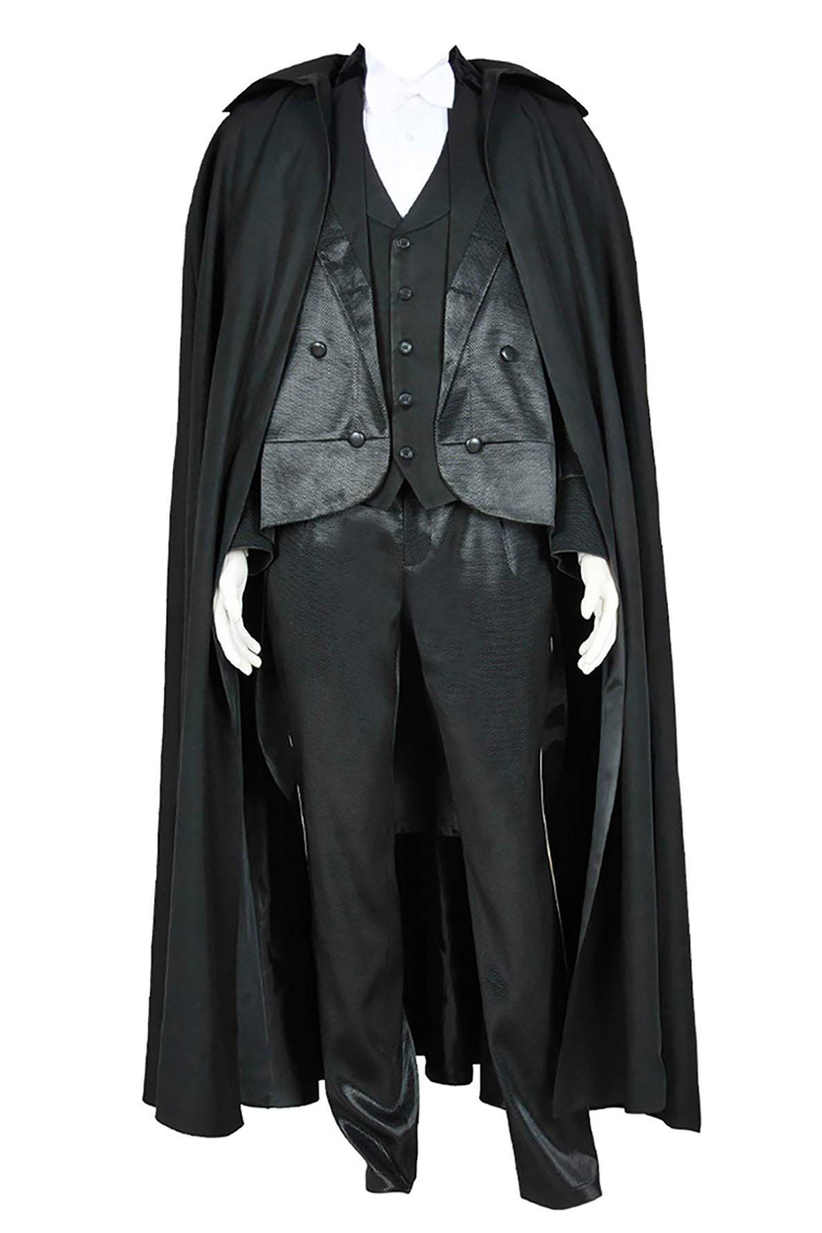 The Phantom of The Opera Erik Cosplay Costume - Premium Uniform Outfit for Halloween, Masquerade Balls & Theater Performances