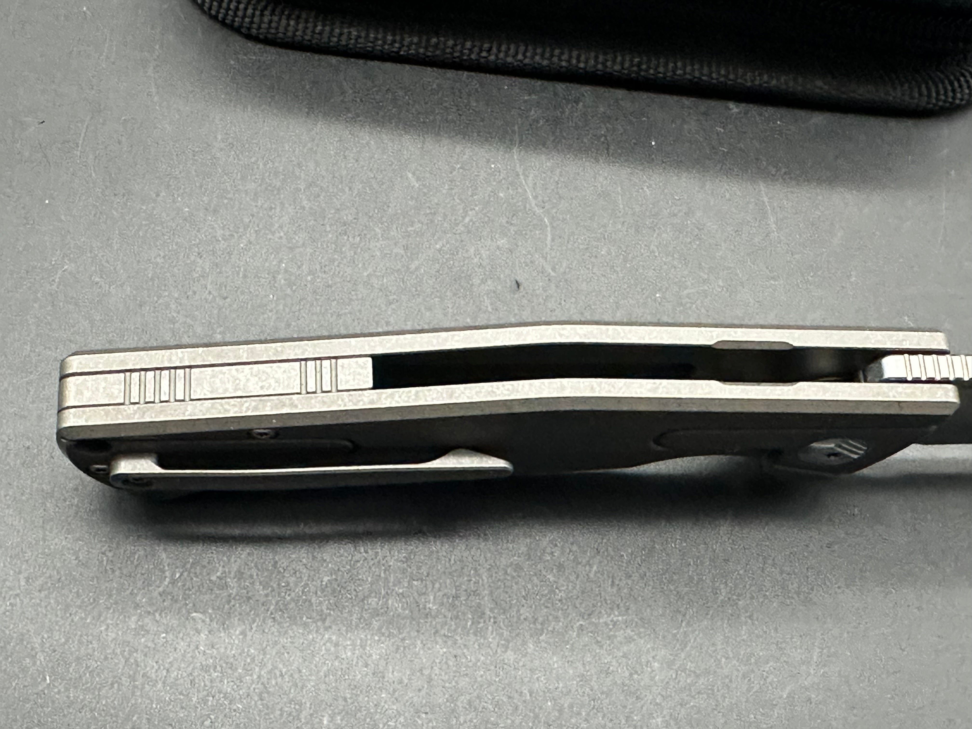 Bestech Horus Titanium Handle Folding Knife with S35VN Steel Blade - Perfect for Camping, Hiking, and Everyday Carry (EDC)